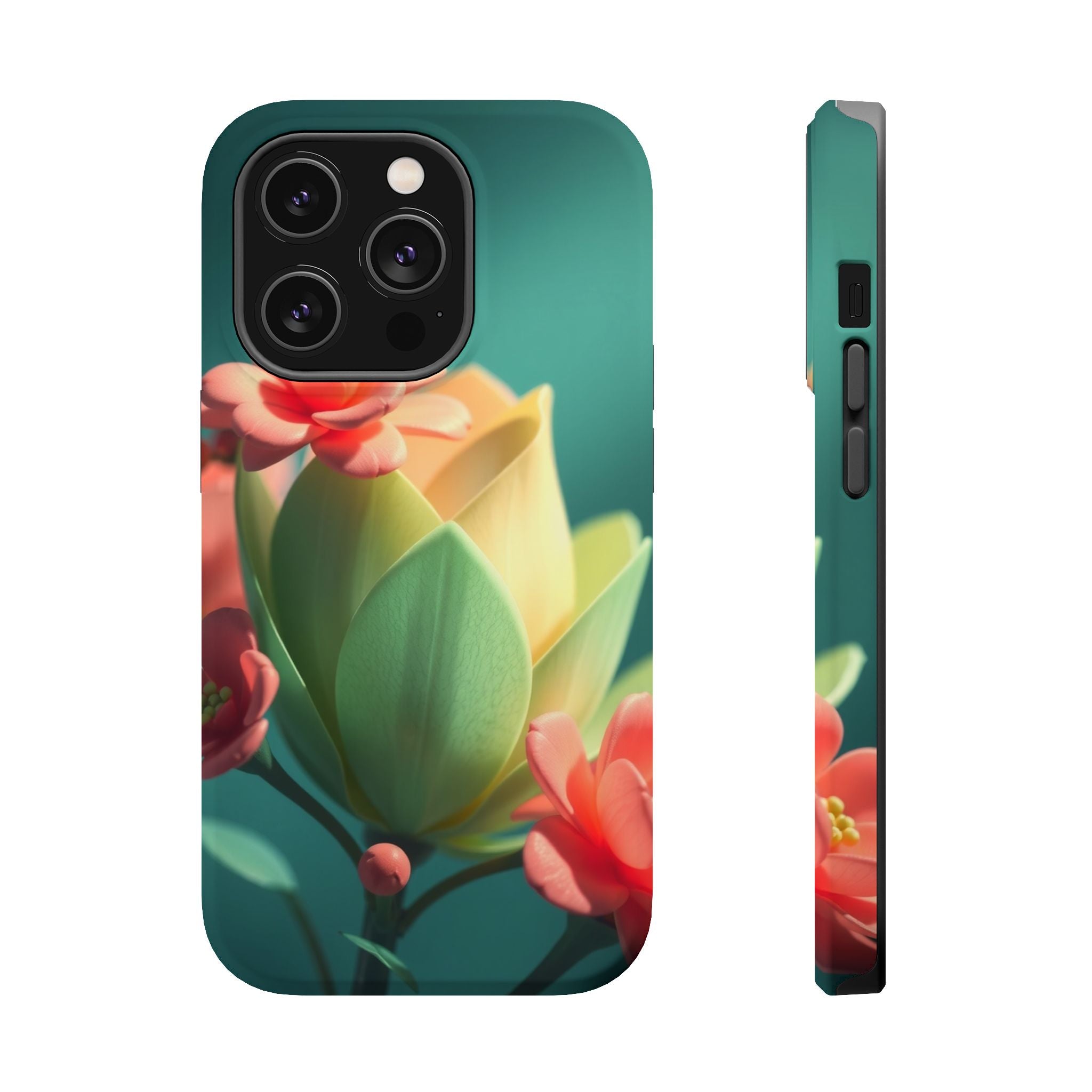 iPhone Floral Geometric Electric Art Slim Everyday Designer Case · iPhone Case