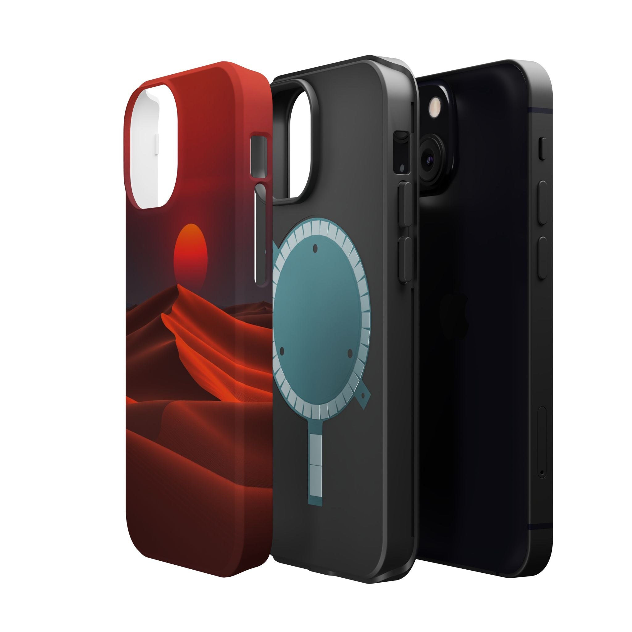 iPhone Sand Dunes at Dusk Electric Art Slim Everyday Designer Case · iPhone Case