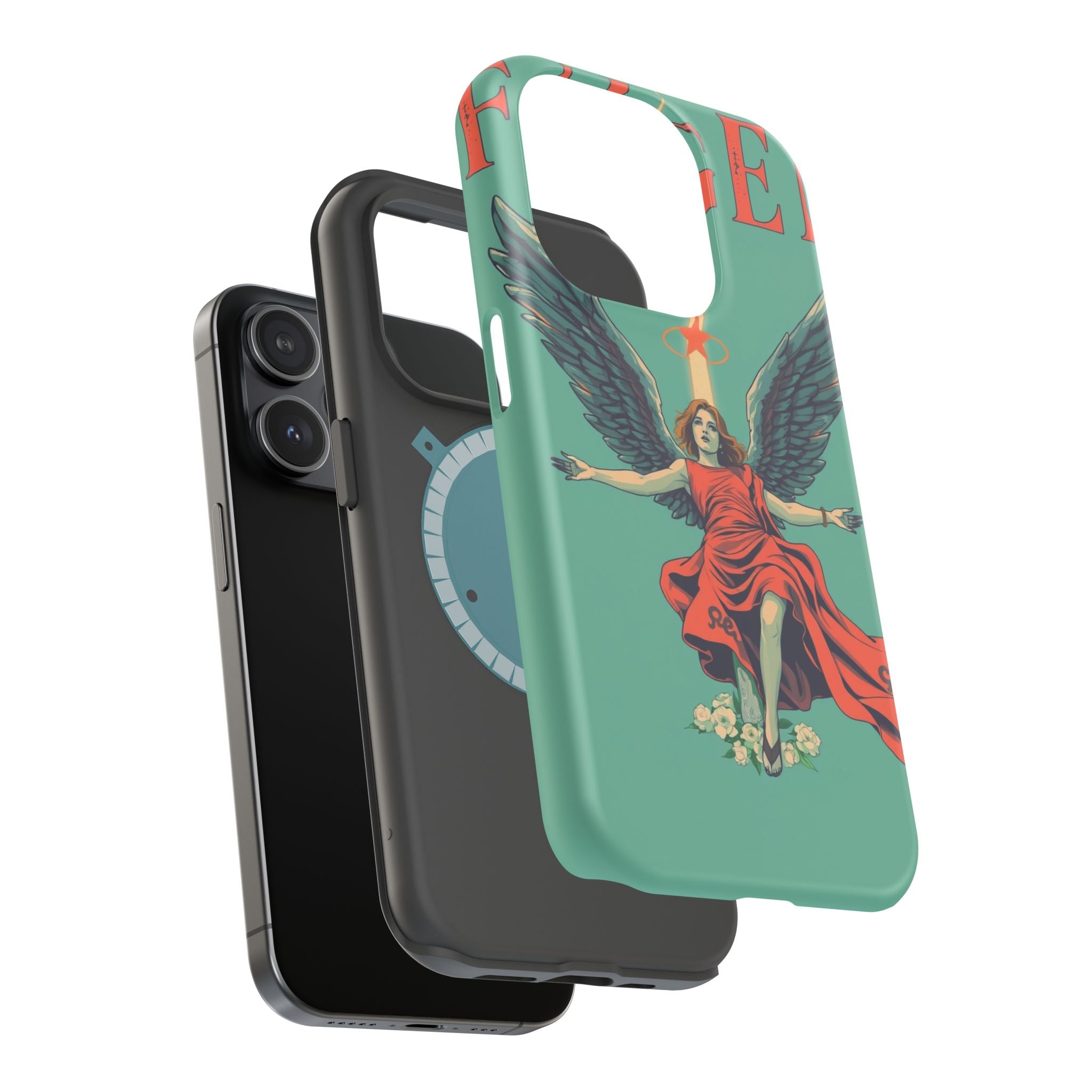 iPhone Radiant Fallen Angel Design Bold Modern Everyday Snap Case · iPhone Case