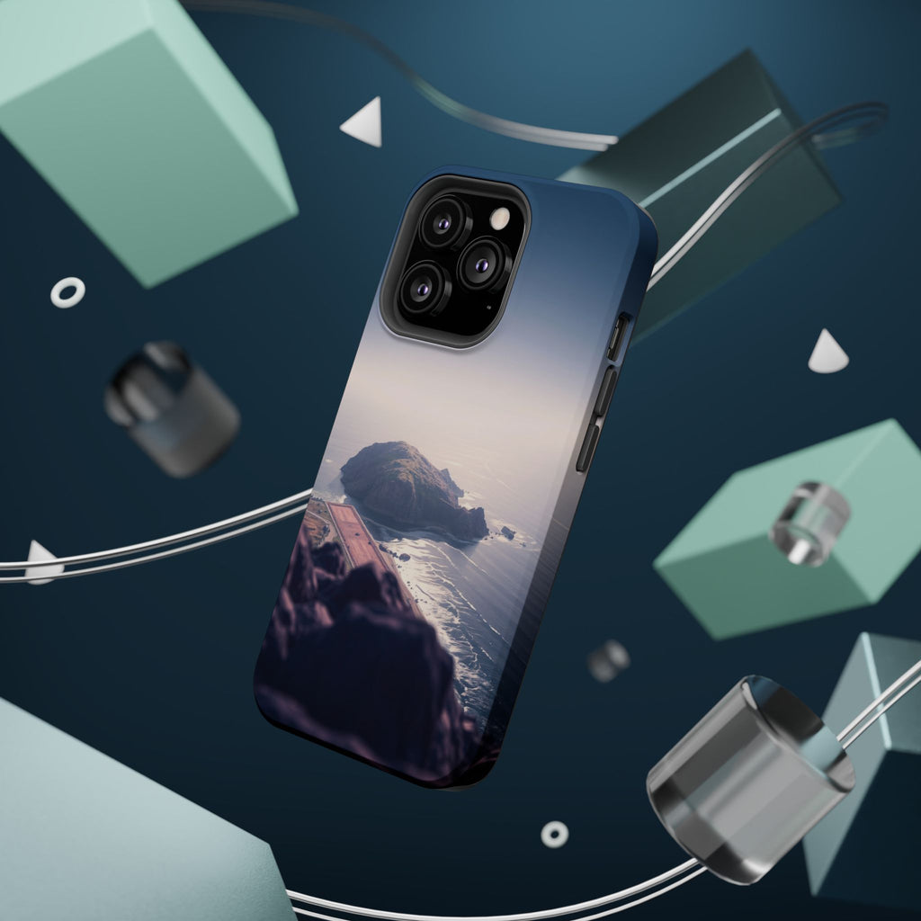 iPhone Shoreline Aerial Enchanted Art Slim Everyday Designer Case · iPhone Case