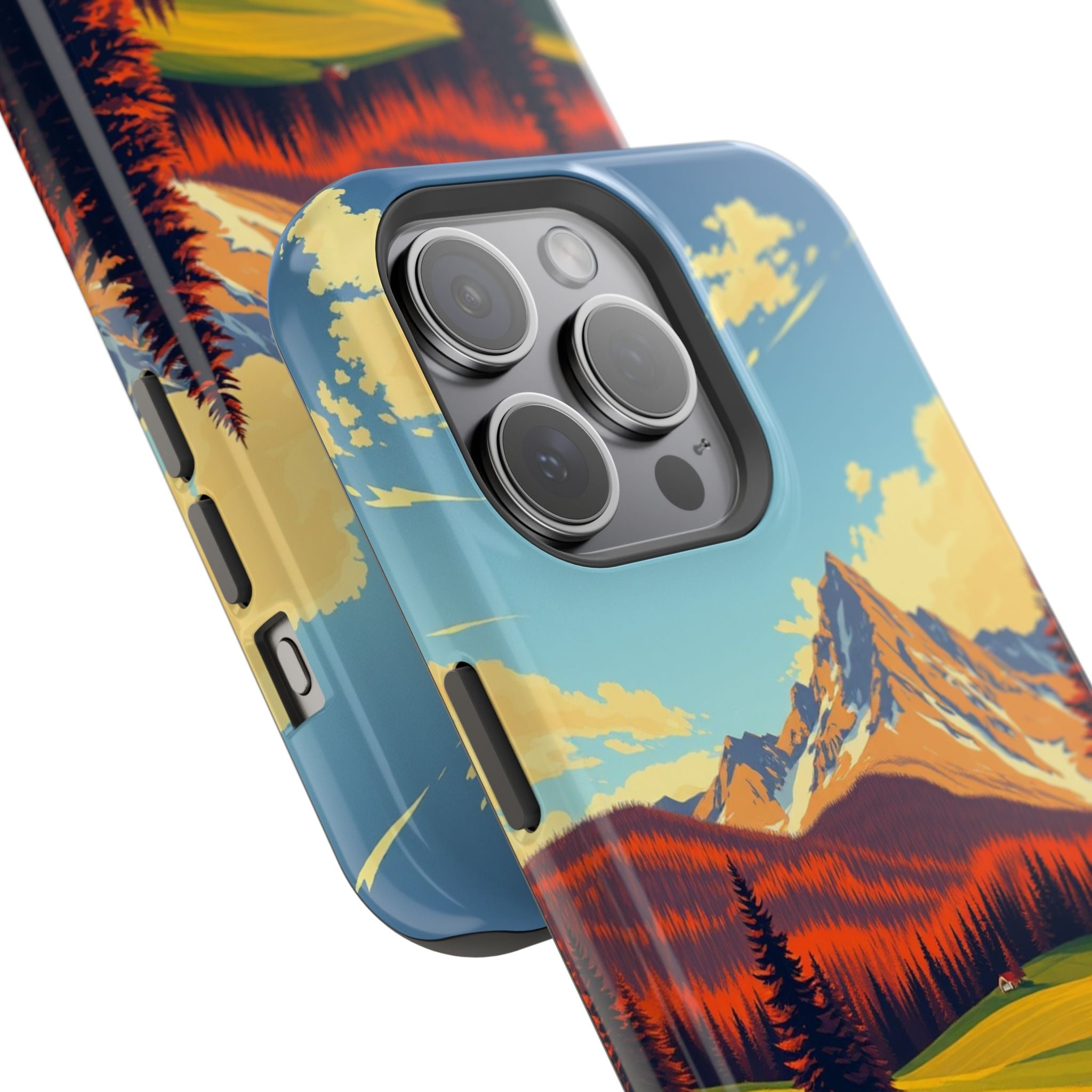 iPhone Radiant Alpine Meadow Design Slim Everyday Designer Case · iPhone Case