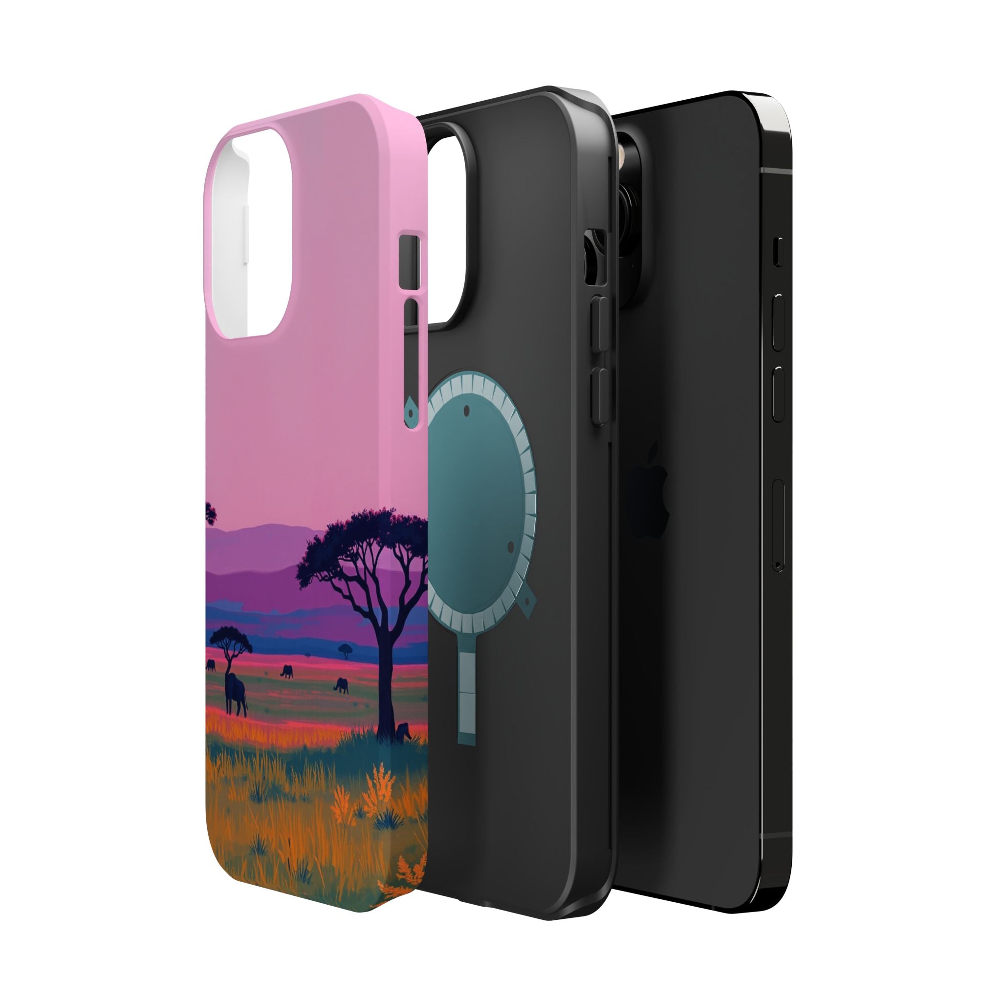 iPhone Savanna Horizon Electric Art Slim Everyday Designer Case · iPhone Case