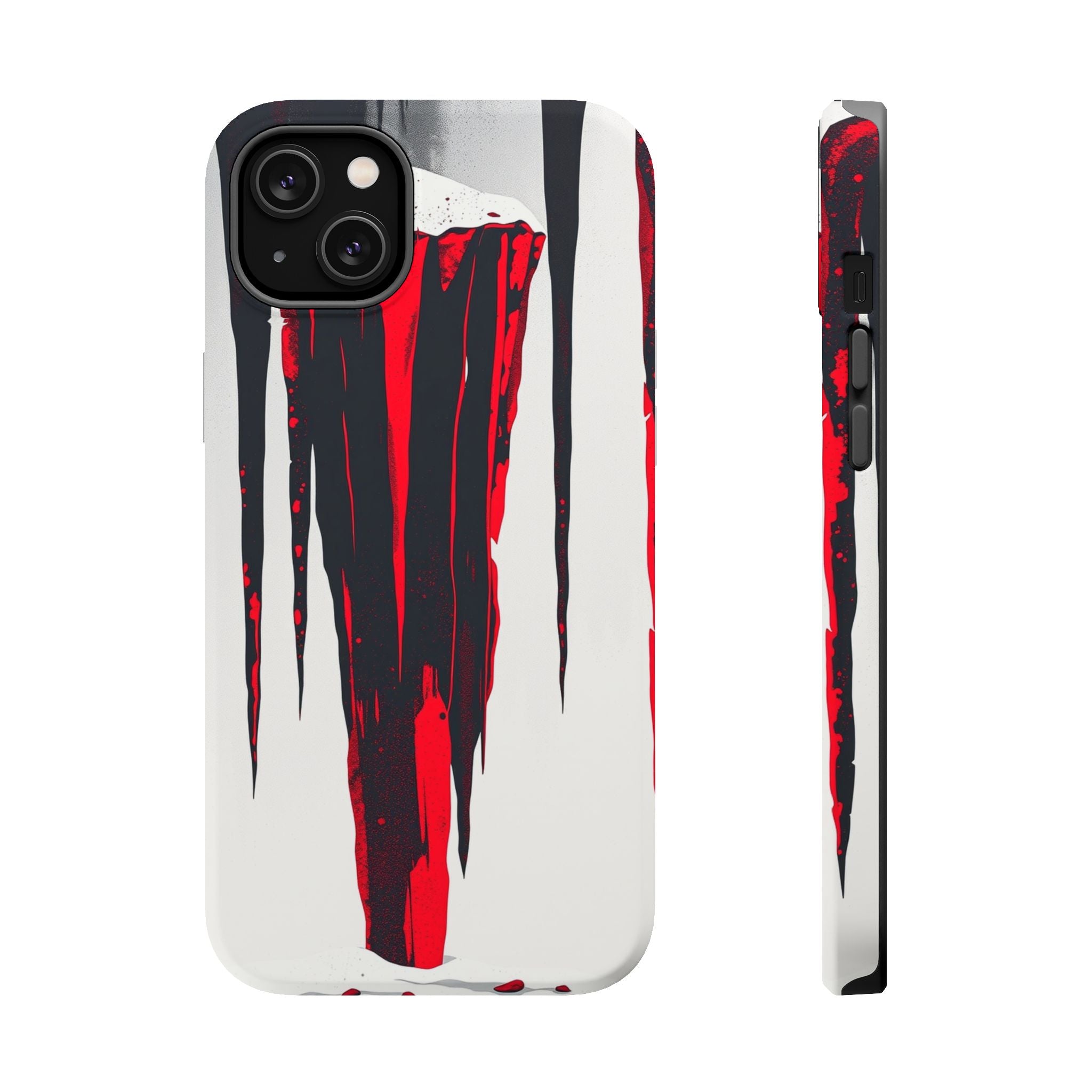 iPhone Black And Crimson Icicle Formation Slim iPhone 15 Everyday · iPhone Case