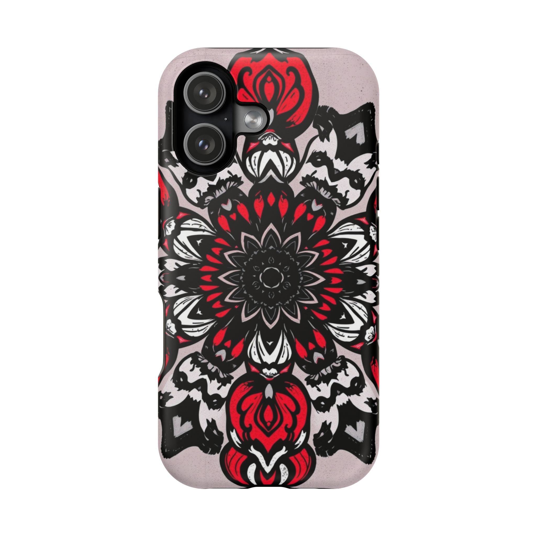 iPhone Floral Mandala Bold Art Slim Everyday Designer Case · iPhone Case