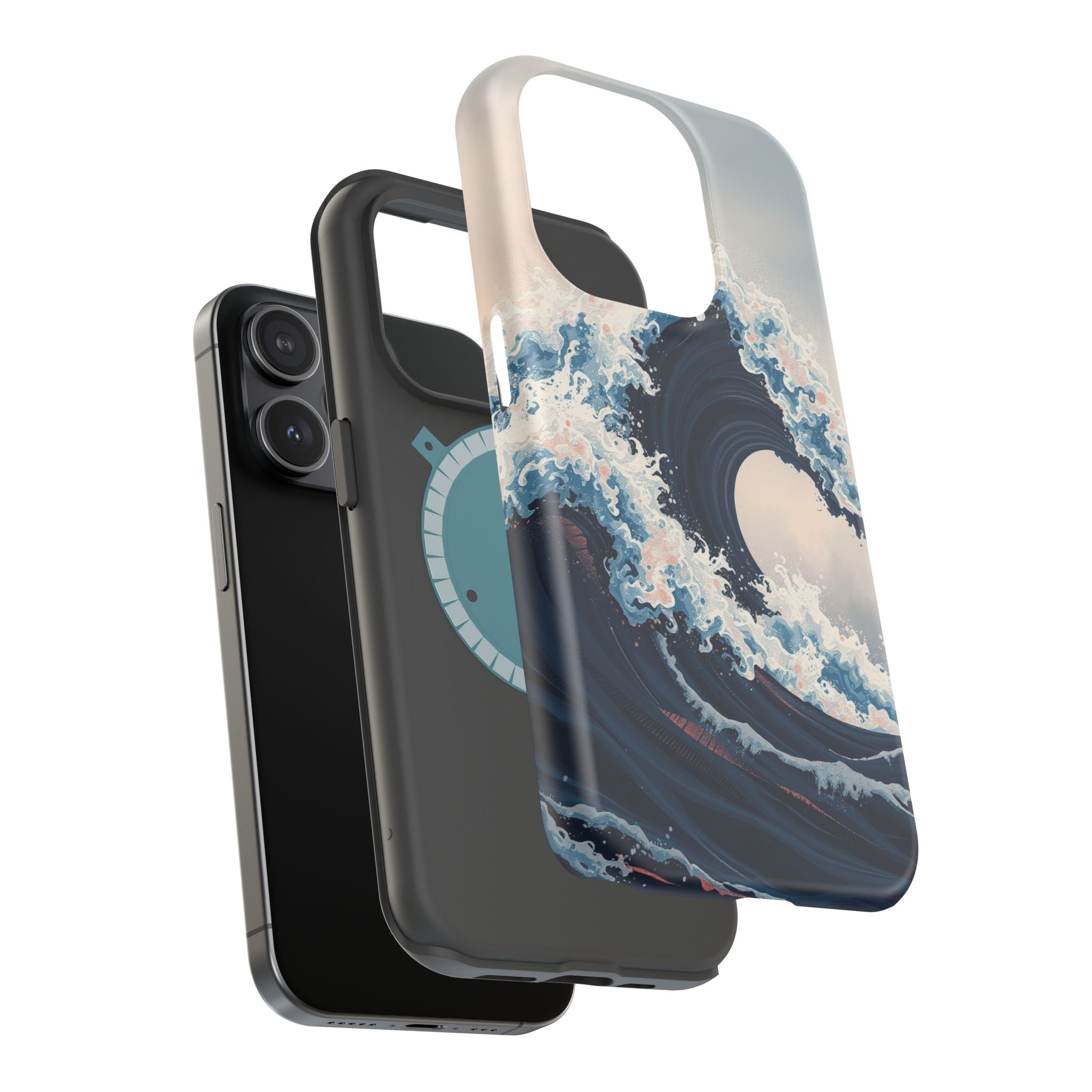 iPhone Ocean Wave Crash Grunge Distressed Slim iPhone Everyday Designer · iPhone