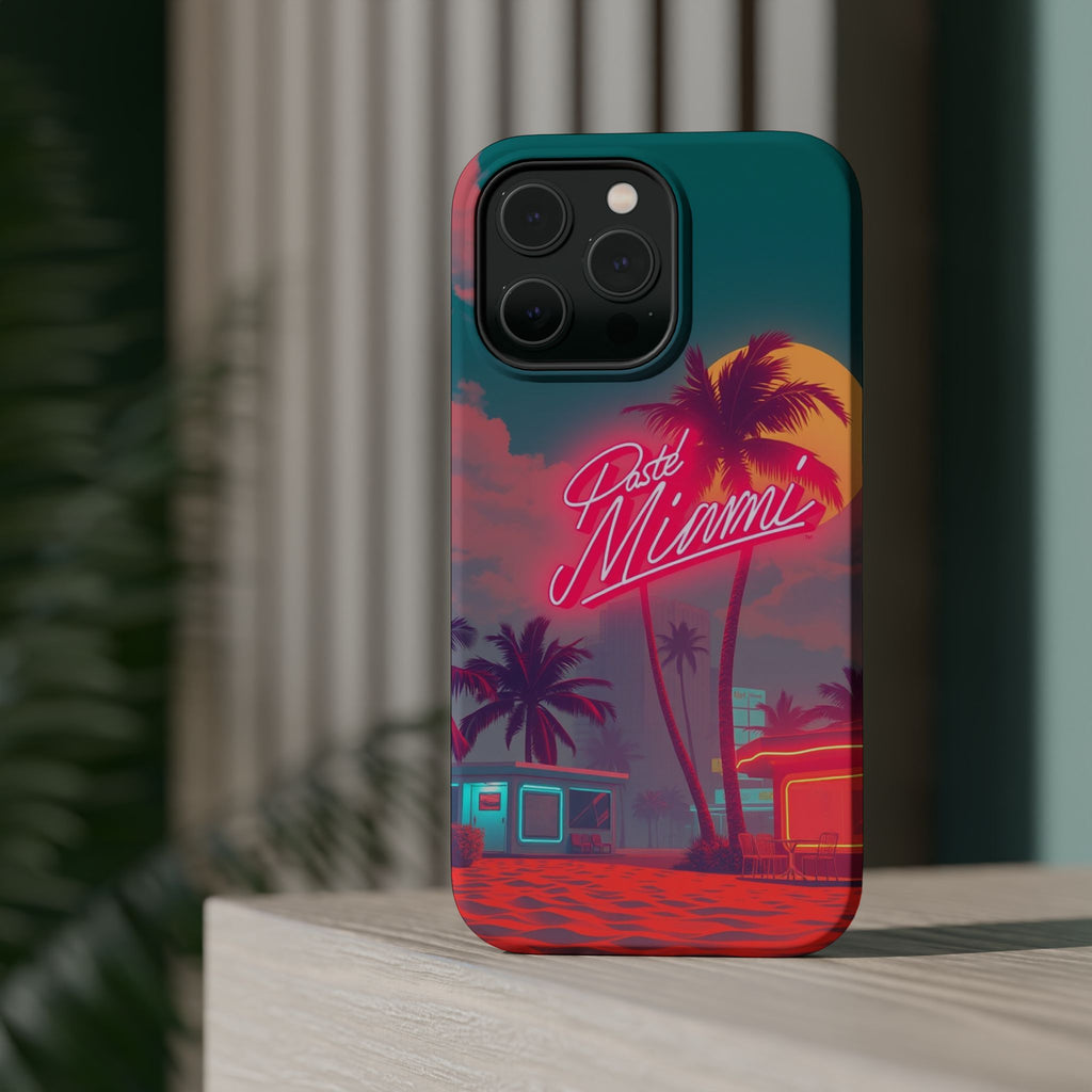 iPhone 1980s Pastel Miami Enchanted Art Slim Everyday Designer Case · iPhone Cas