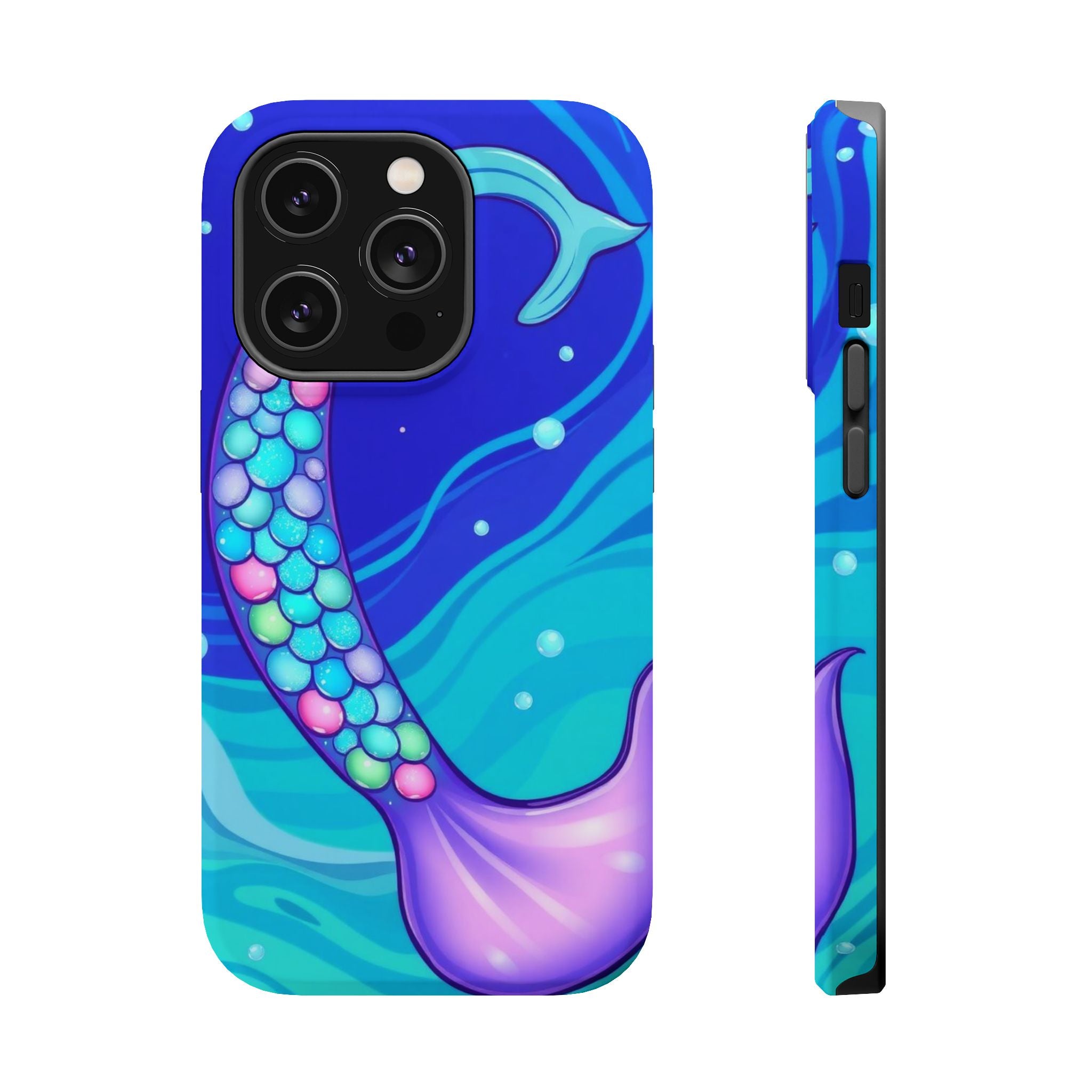 iPhone Mermaid Tail Swirl Kids Fun iPhone Phone Case Gift Artistic · iPhone Case