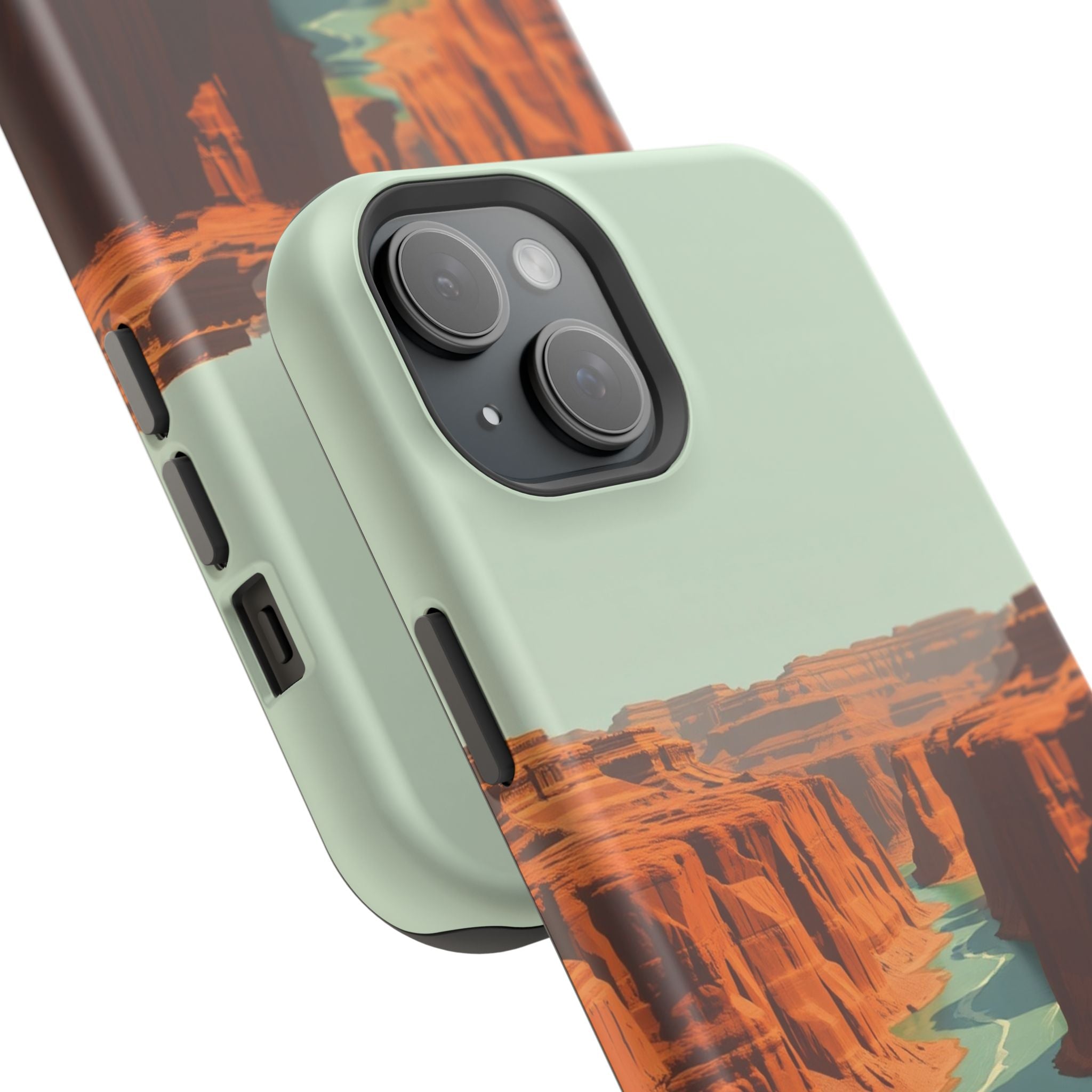 iPhone Burnt Orange And Sand River Canyon Slim iPhone Everyday Designer · iPhone