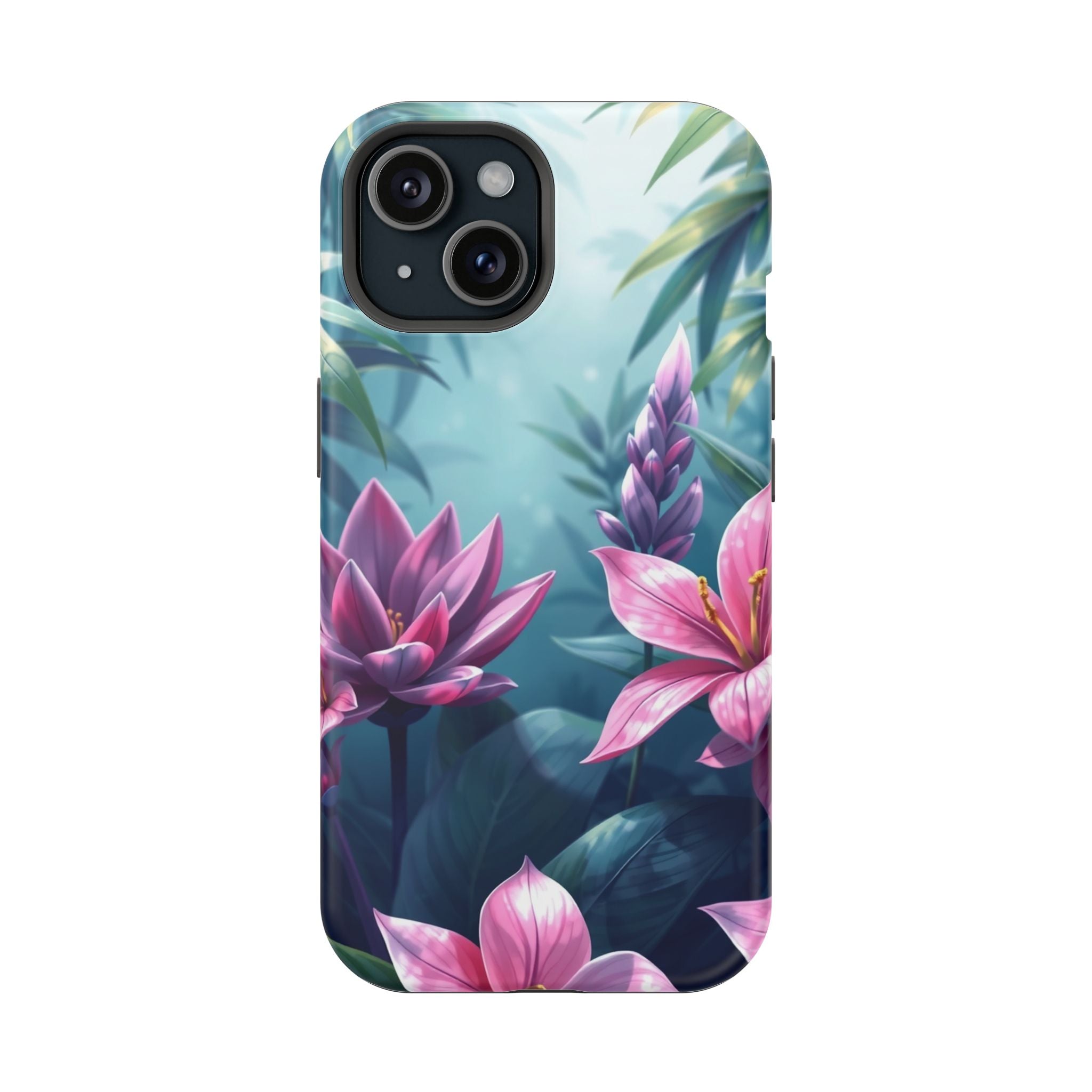 iPhone Indigo And Violet Jungle Floral Slim Everyday Designer Case · iPhone Case