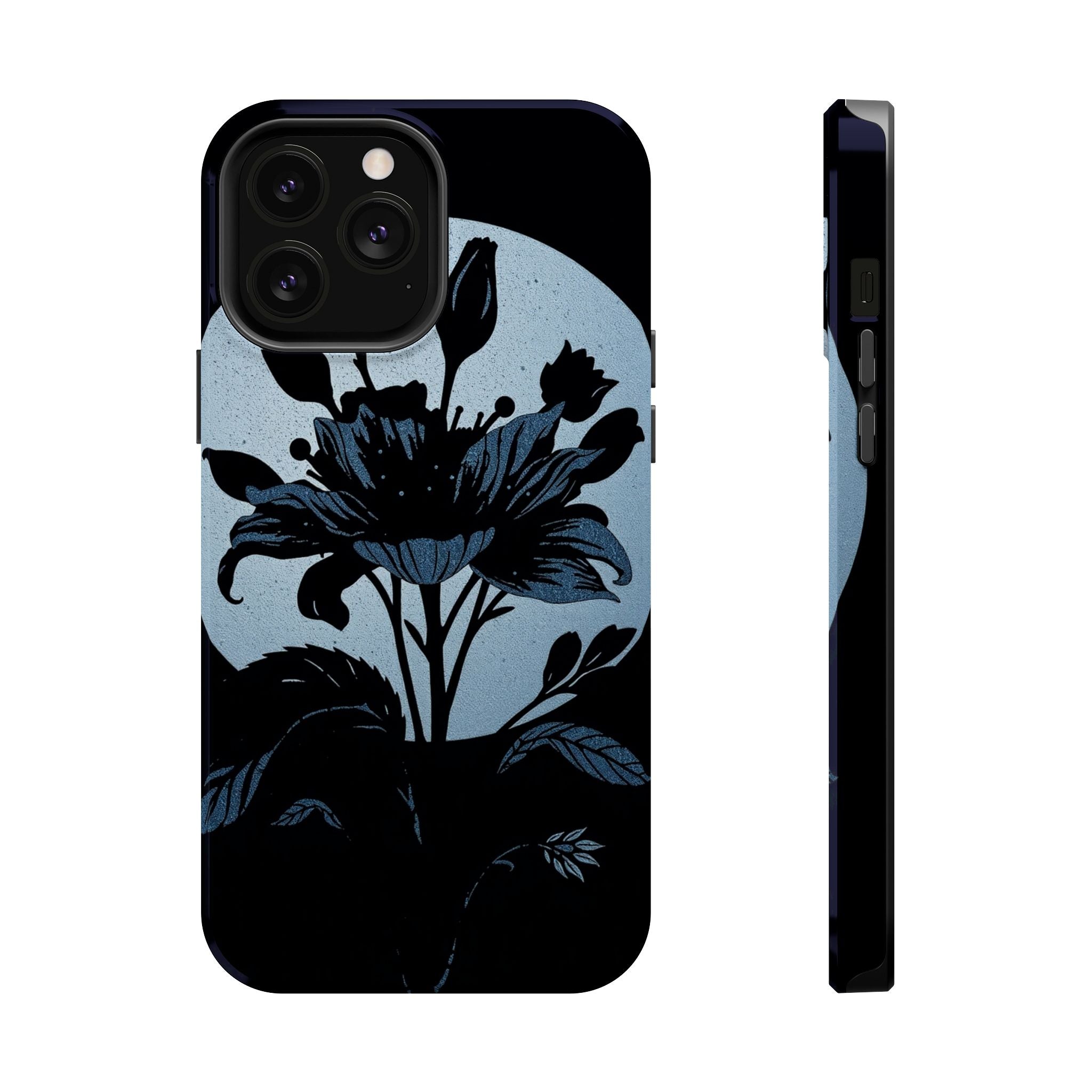 iPhone Radiant Floral Silhouette Design Slim Everyday Designer Case · iPhone Cas