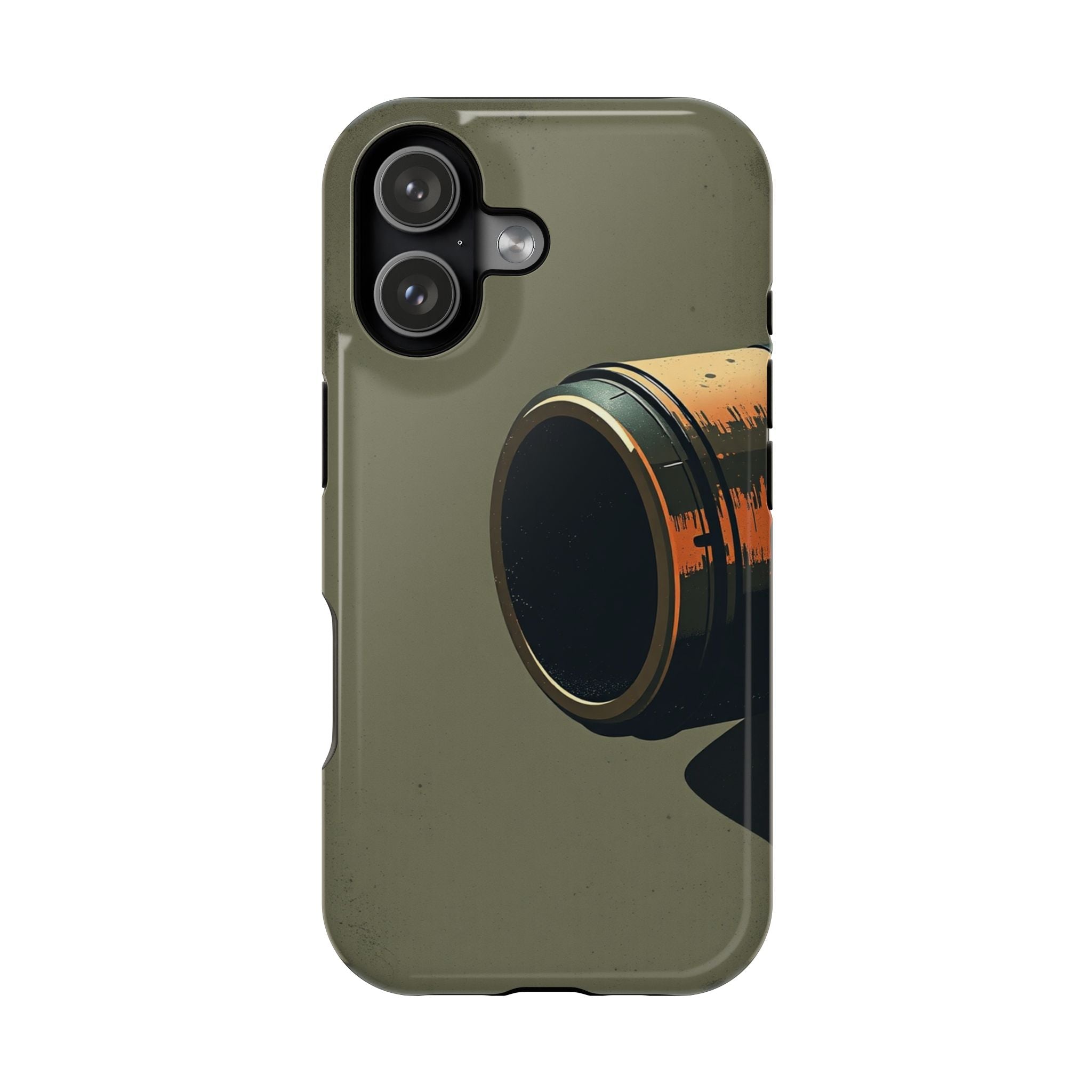 iPhone Charcoal And Copper Vintage Postcard Slim Everyday Designer Case · iPhone