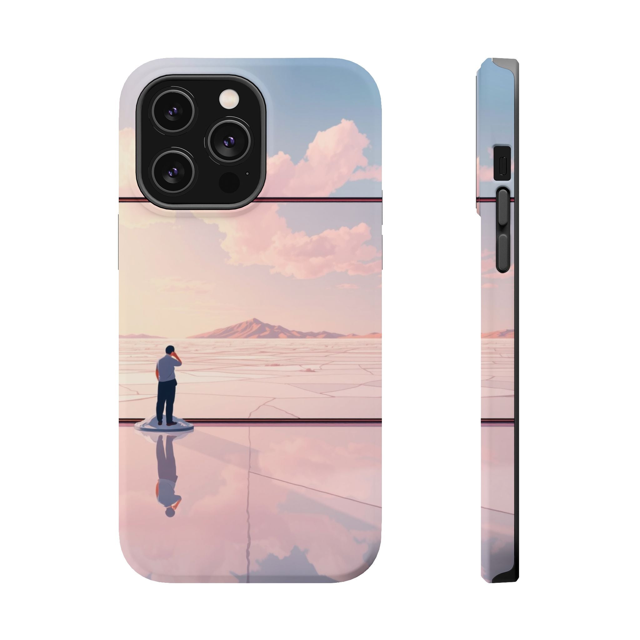 iPhone Salt Flat Mirror Stained Glass Slim Everyday Designer Case · iPhone Case