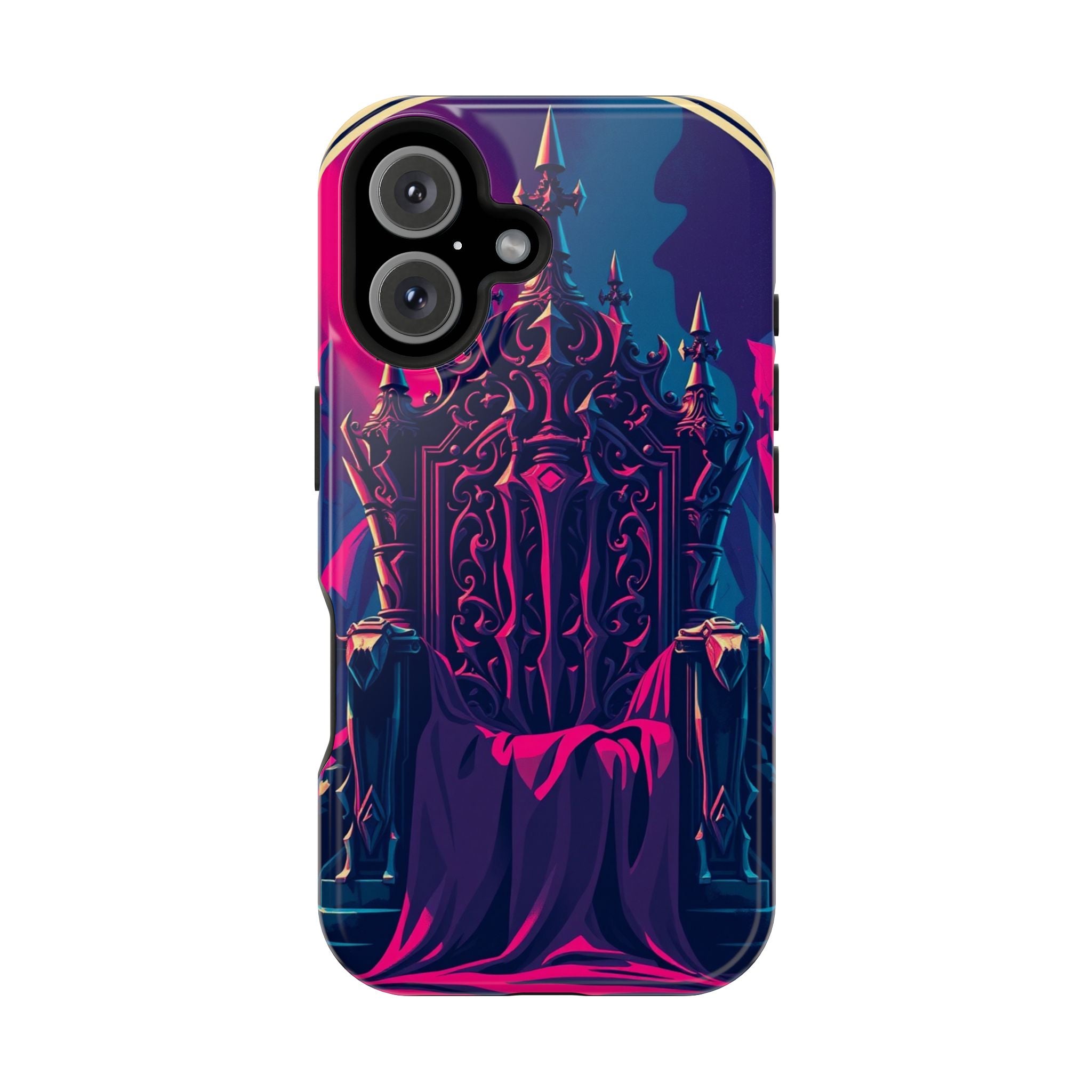 iPhone Lich King Throne Vintage Retro Poster Slim Everyday Designer Case · iPhon