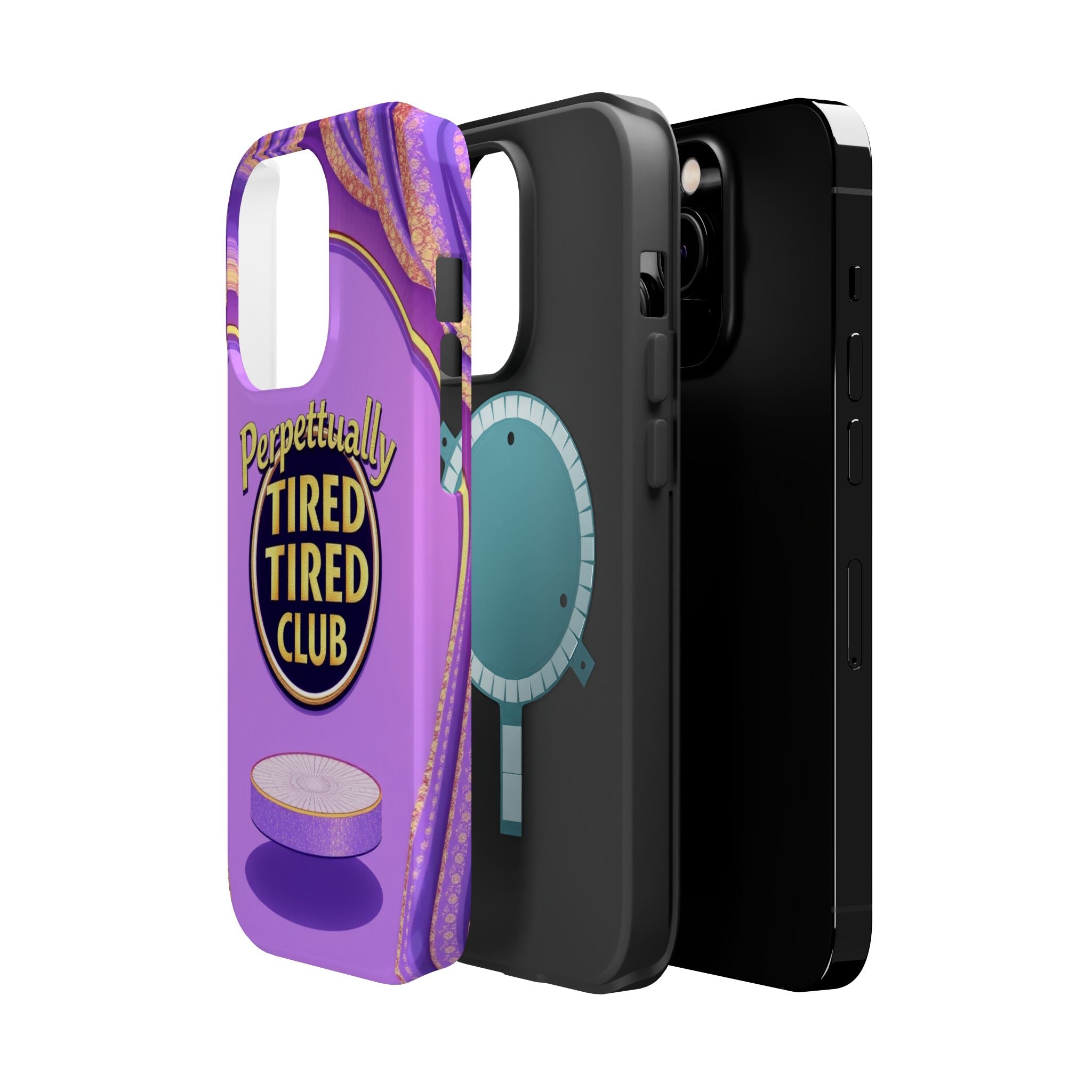 iPhone Perpetually Tired Club Bold Art Slim Everyday Designer Case · iPhone Case