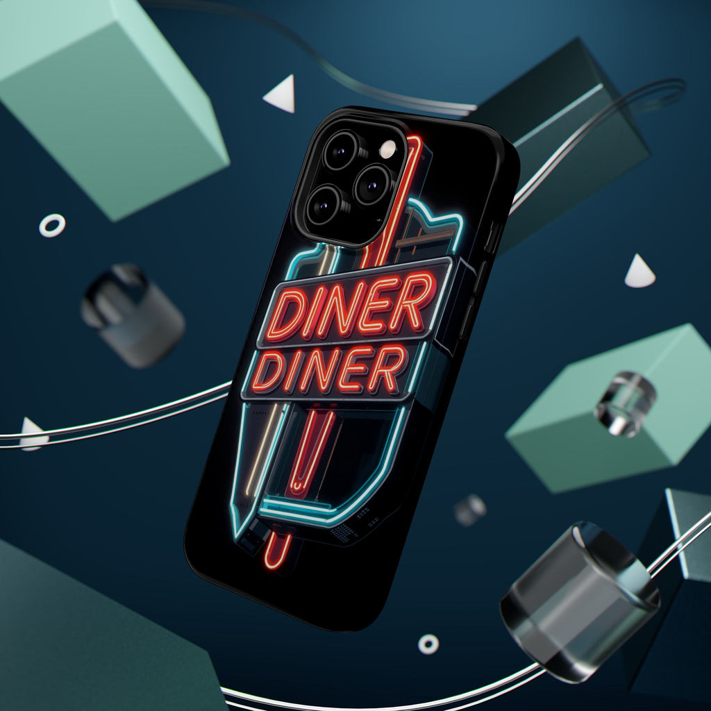 iPhone Neon Diner Sign Electric Art Slim Everyday Designer Case · iPhone Case