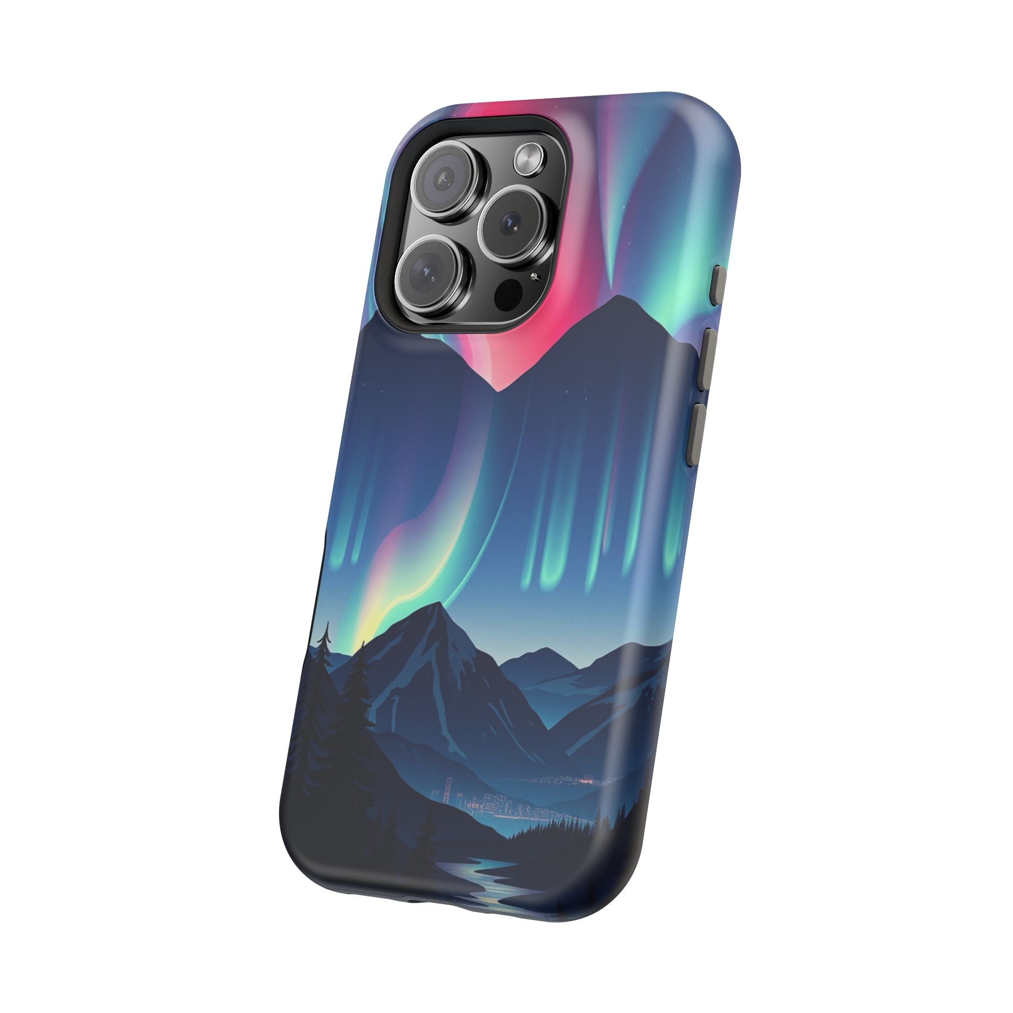 iPhone Dreamy Northern Lights Design Slim Everyday Designer Case · iPhone Case