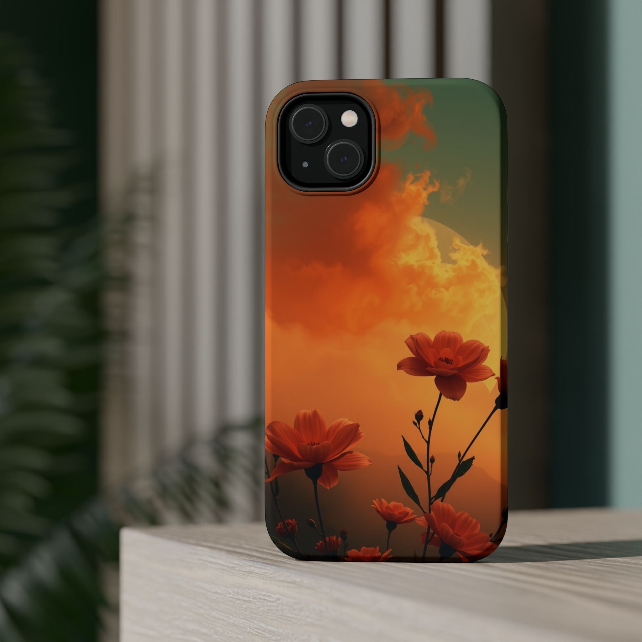 iPhone Floral Ombre Enchanted Art Bold Modern Everyday Snap Case · iPhone Case