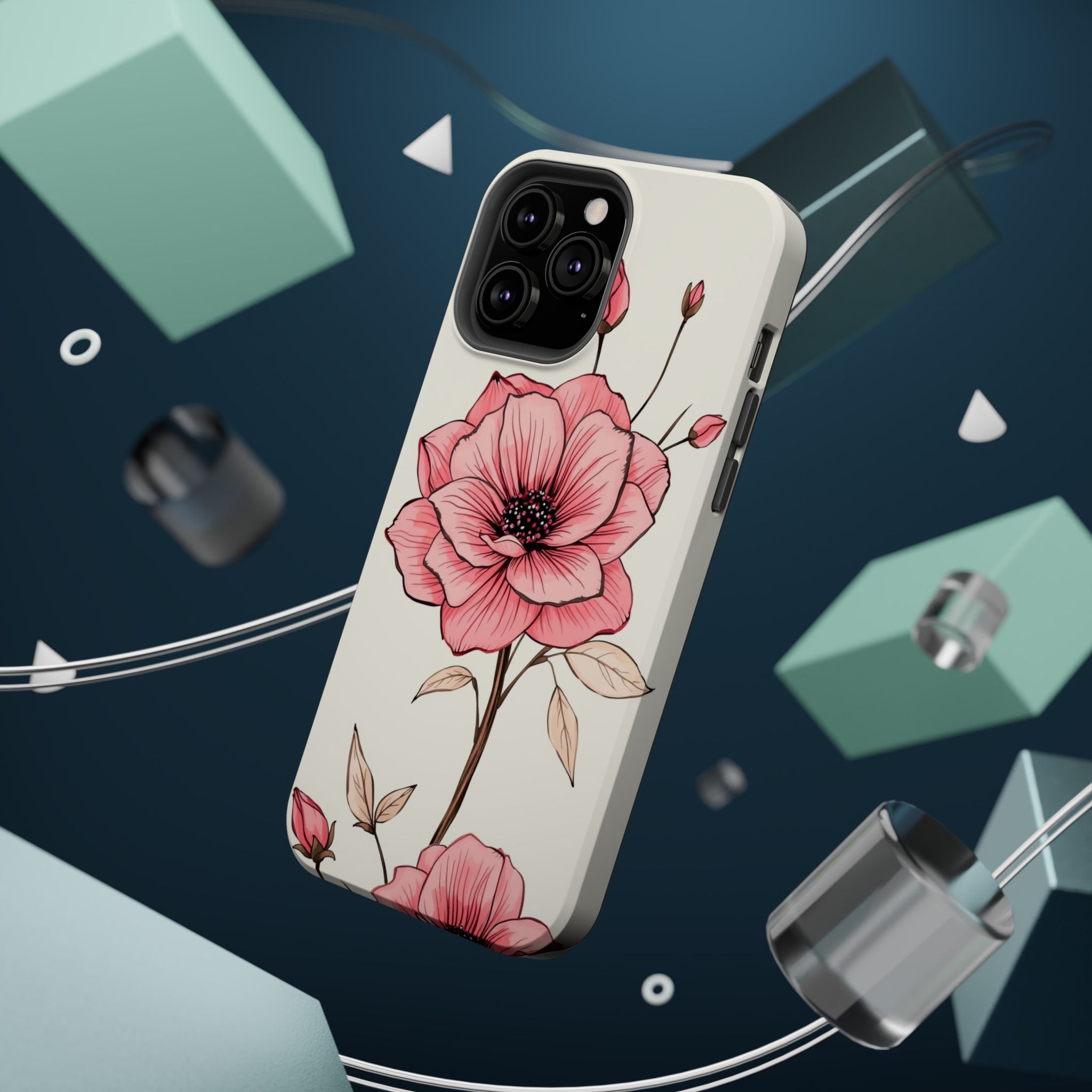 iPhone Floral Geometric Mystic Art Bold Modern Everyday Snap Case · iPhone Case