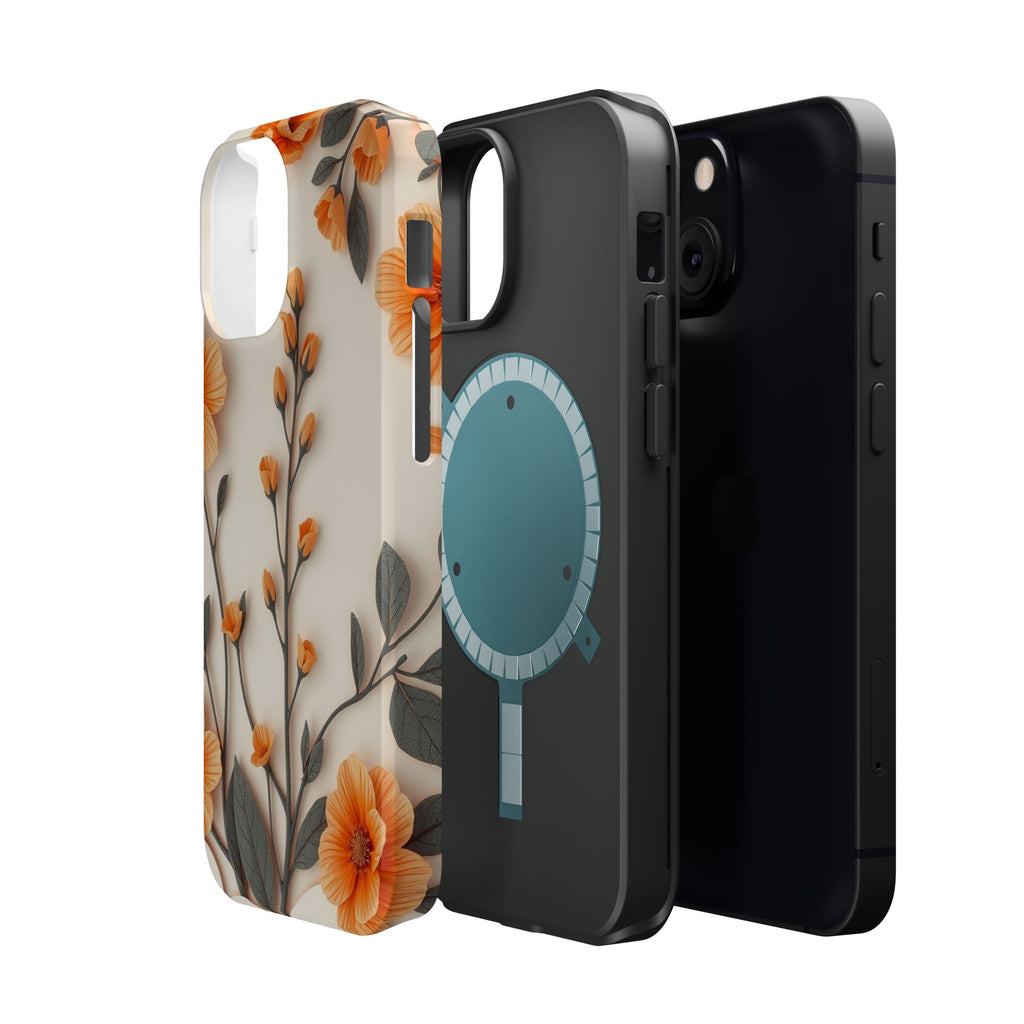 iPhone Vintage Botanical Print Paper Cut Art Slim iPhone Everyday · iPhone Case