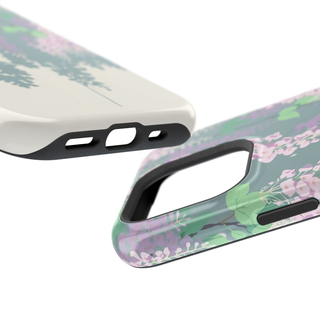 iPhone Dreamy Wisteria Cascade Design Slim Everyday Designer Case · iPhone Case