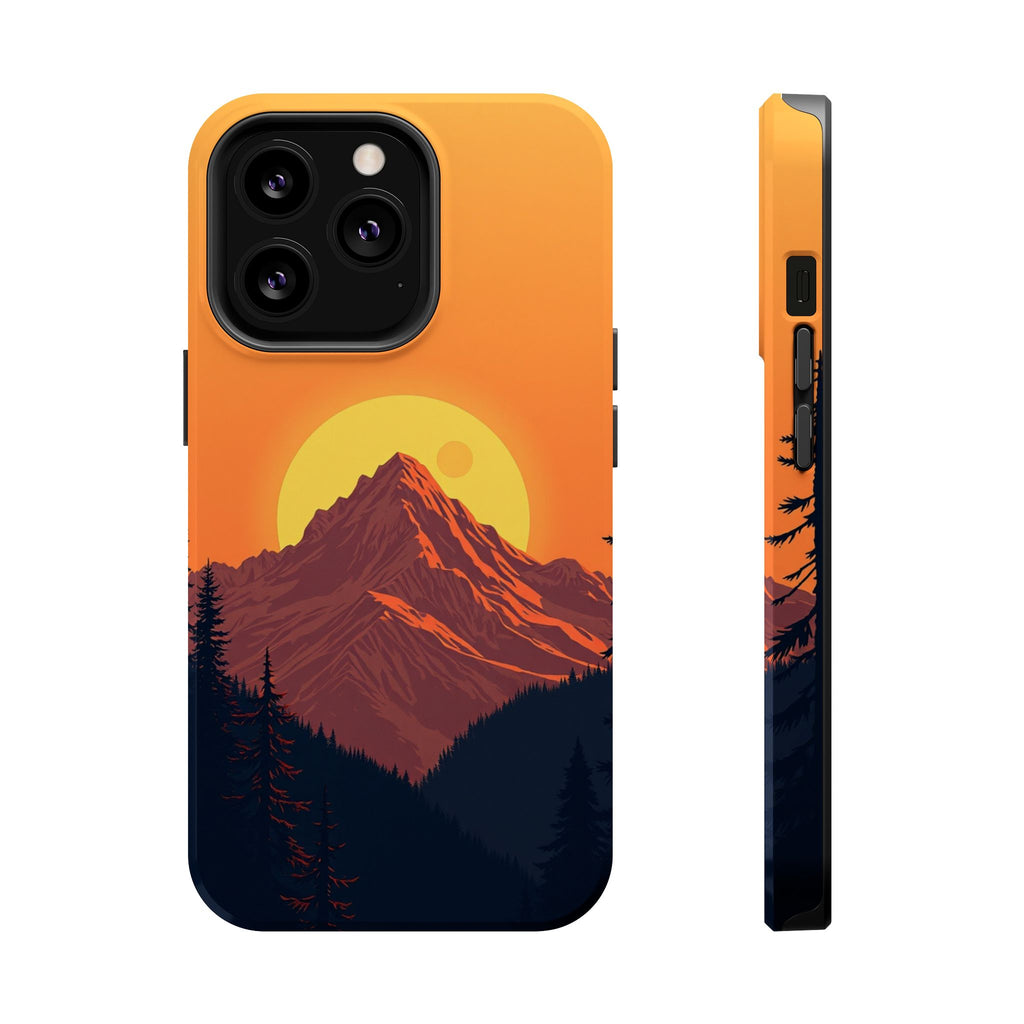 iPhone Vibrant Mountain at Sunrise Design Slim iPhone 19 Everyday · iPhone Case