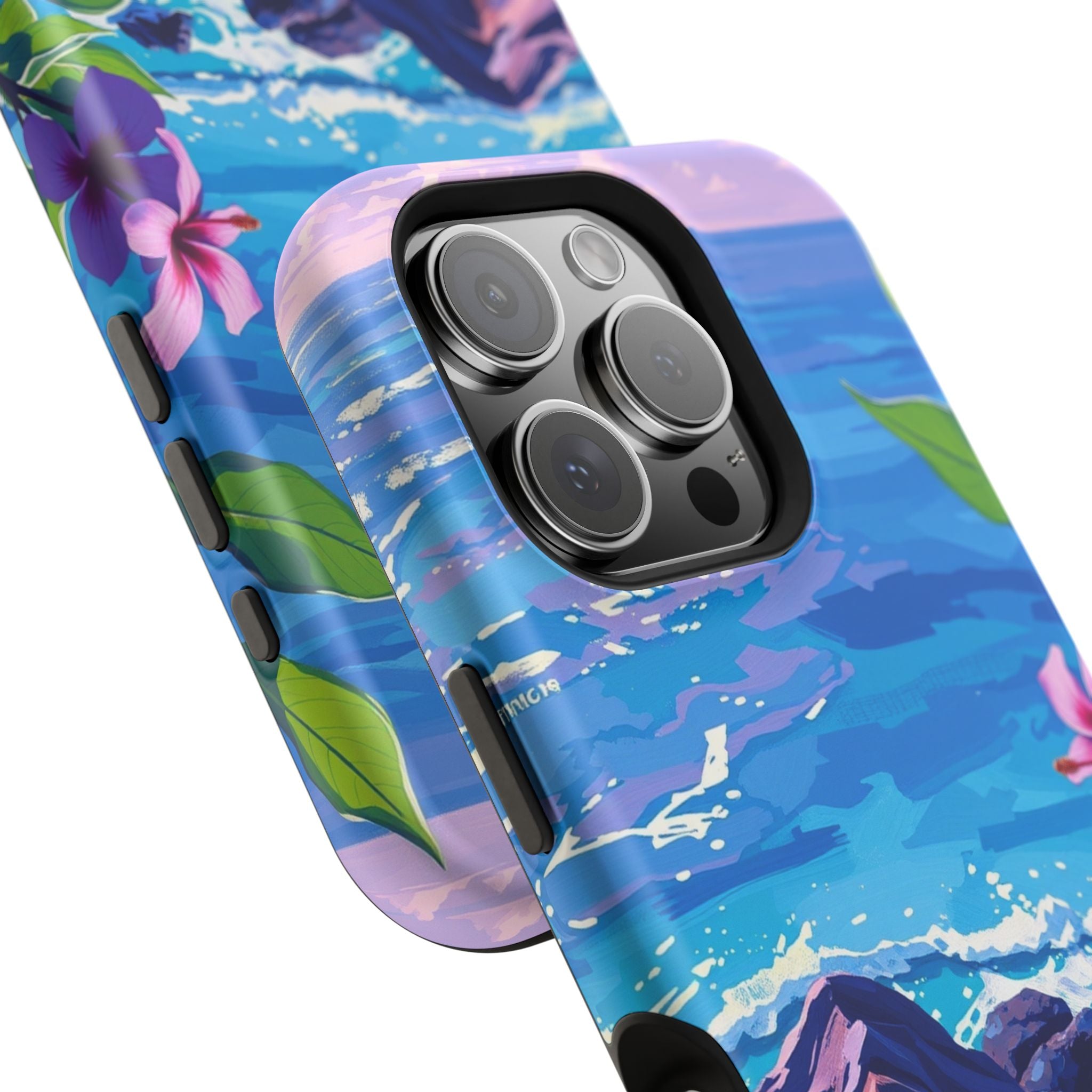 iPhone Hibiscus Coast Enchanted Art Slim Everyday Designer Case · iPhone Case