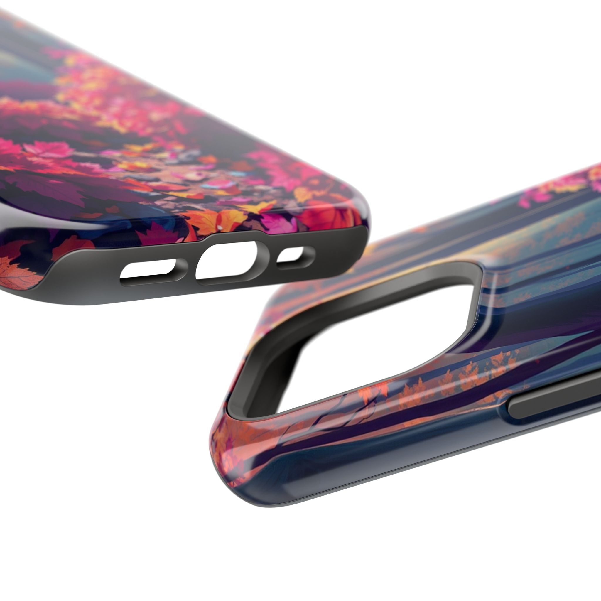 iPhone Earthy Autumn Forest Floor Design Slim Everyday iPhone Designer · iPhone