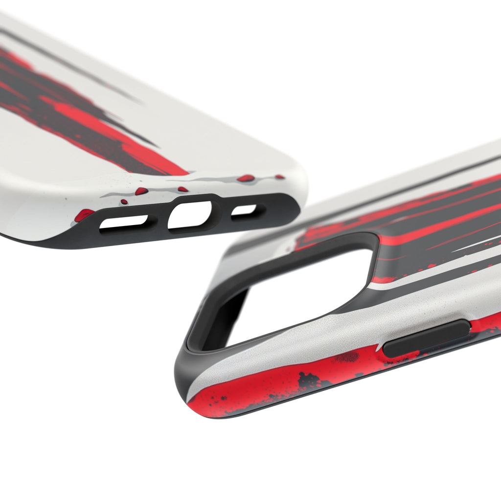 iPhone Black And Crimson Icicle Formation Slim iPhone 15 Everyday · iPhone Case
