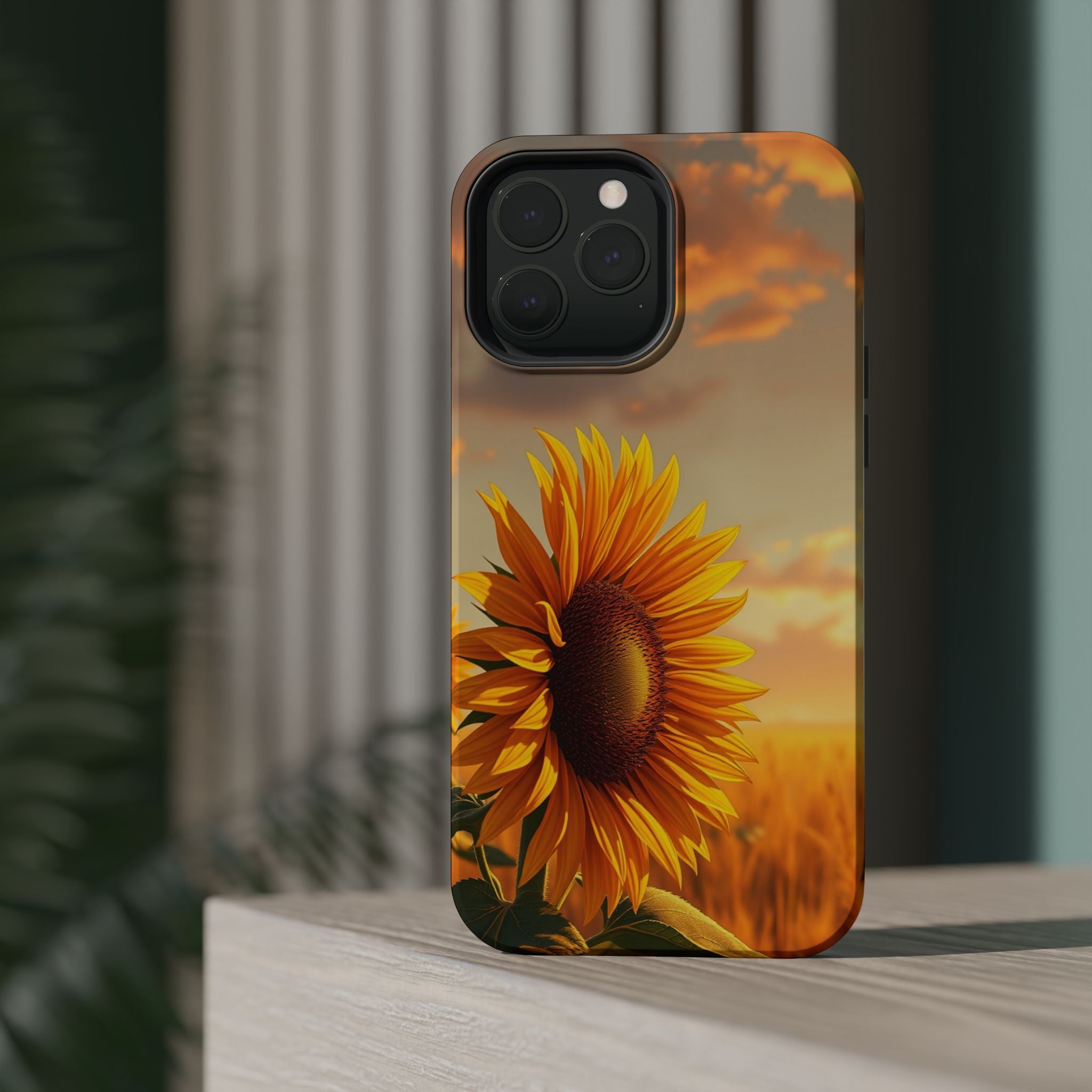 iPhone Sunflower Prairie Electric Art Slim Everyday Designer Case · iPhone Case