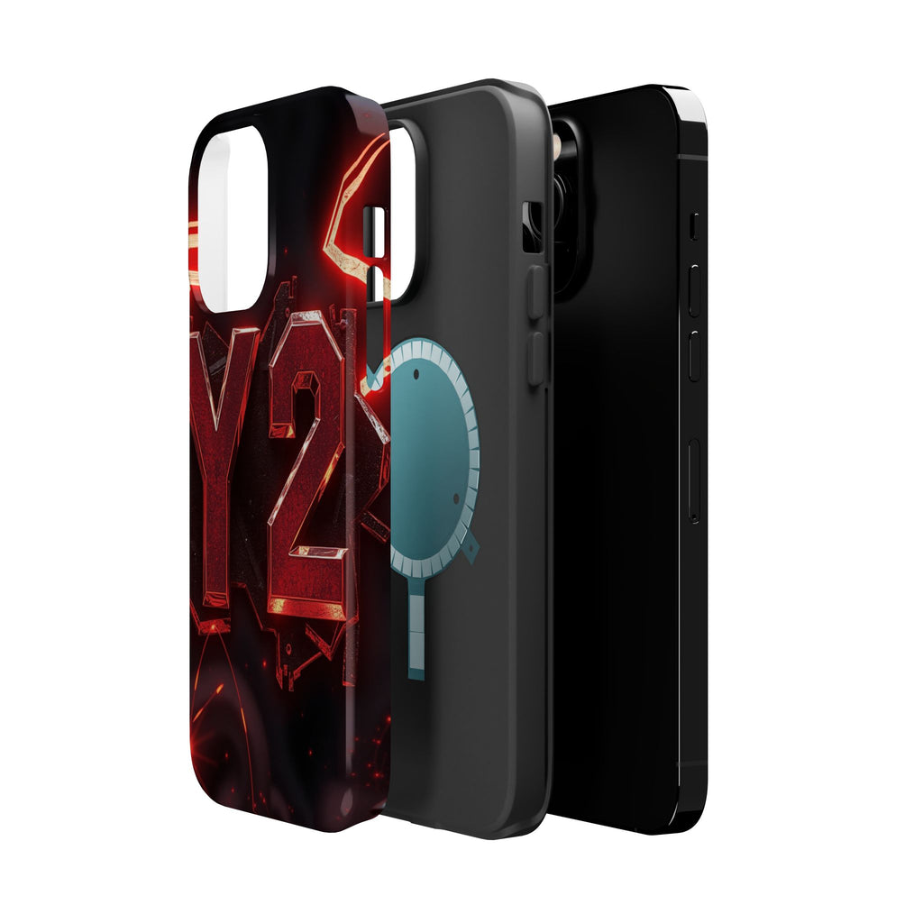 iPhone Y2K Holographic Bold Art Slim Everyday Designer Case · iPhone Case
