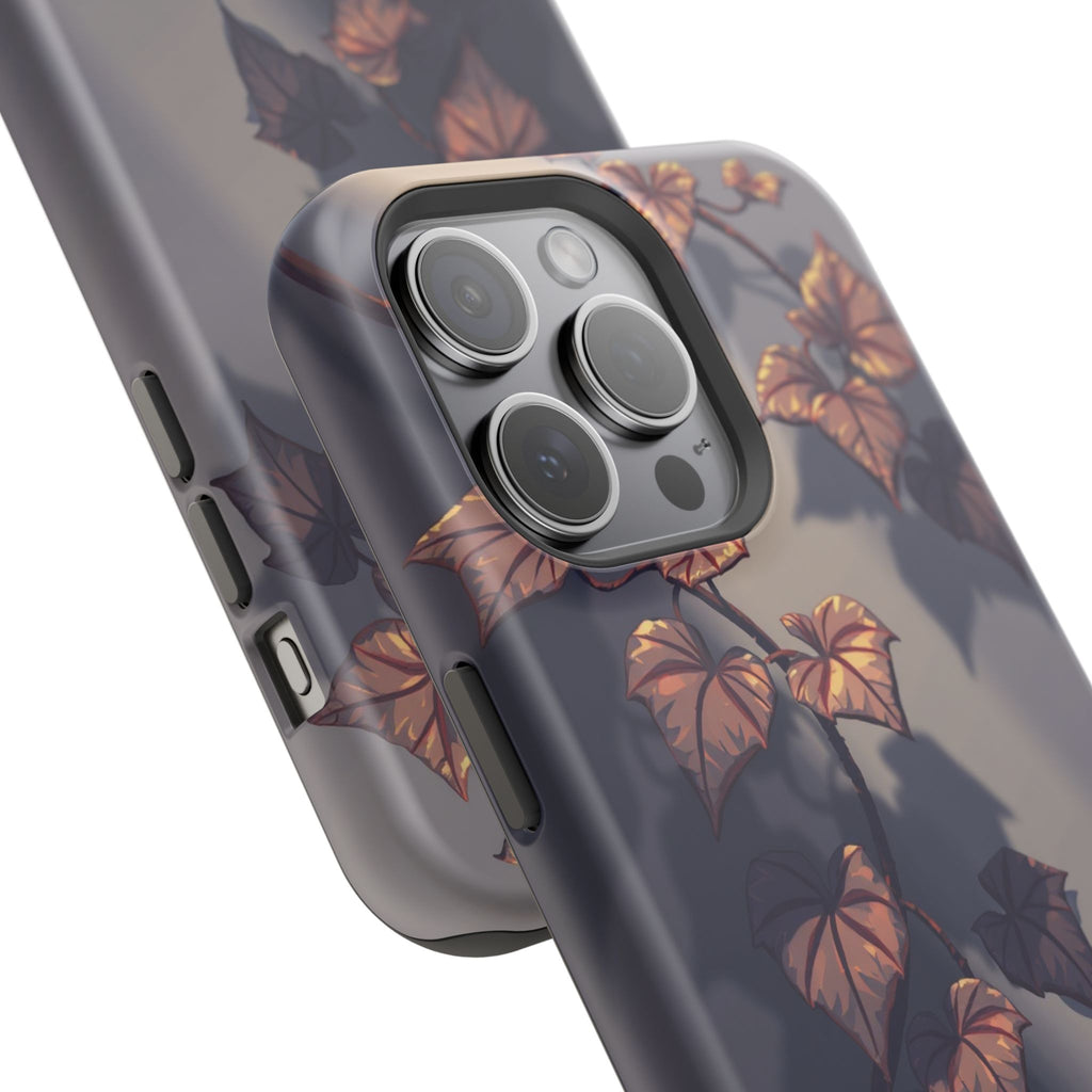 iPhone Charcoal And Copper Art Nouveau Vine Soft iPhone 13 Finish · iPhone Case