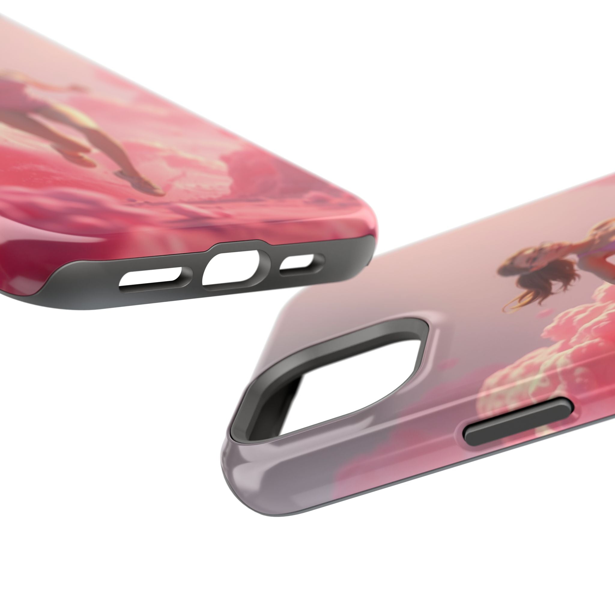 iPhone on Fumes 3D Digital Bold Modern Everyday Snap Case · iPhone Case
