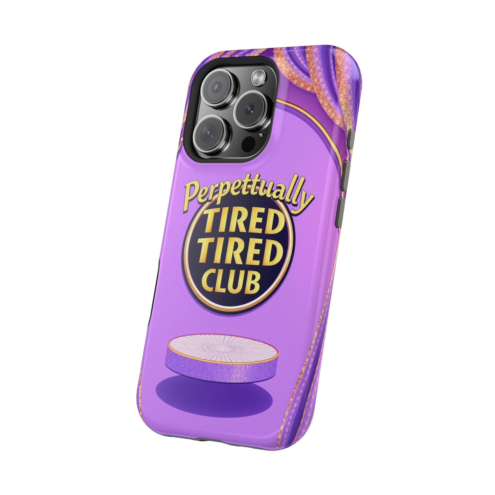 iPhone Perpetually Tired Club Bold Art Slim Everyday Designer Case · iPhone Case