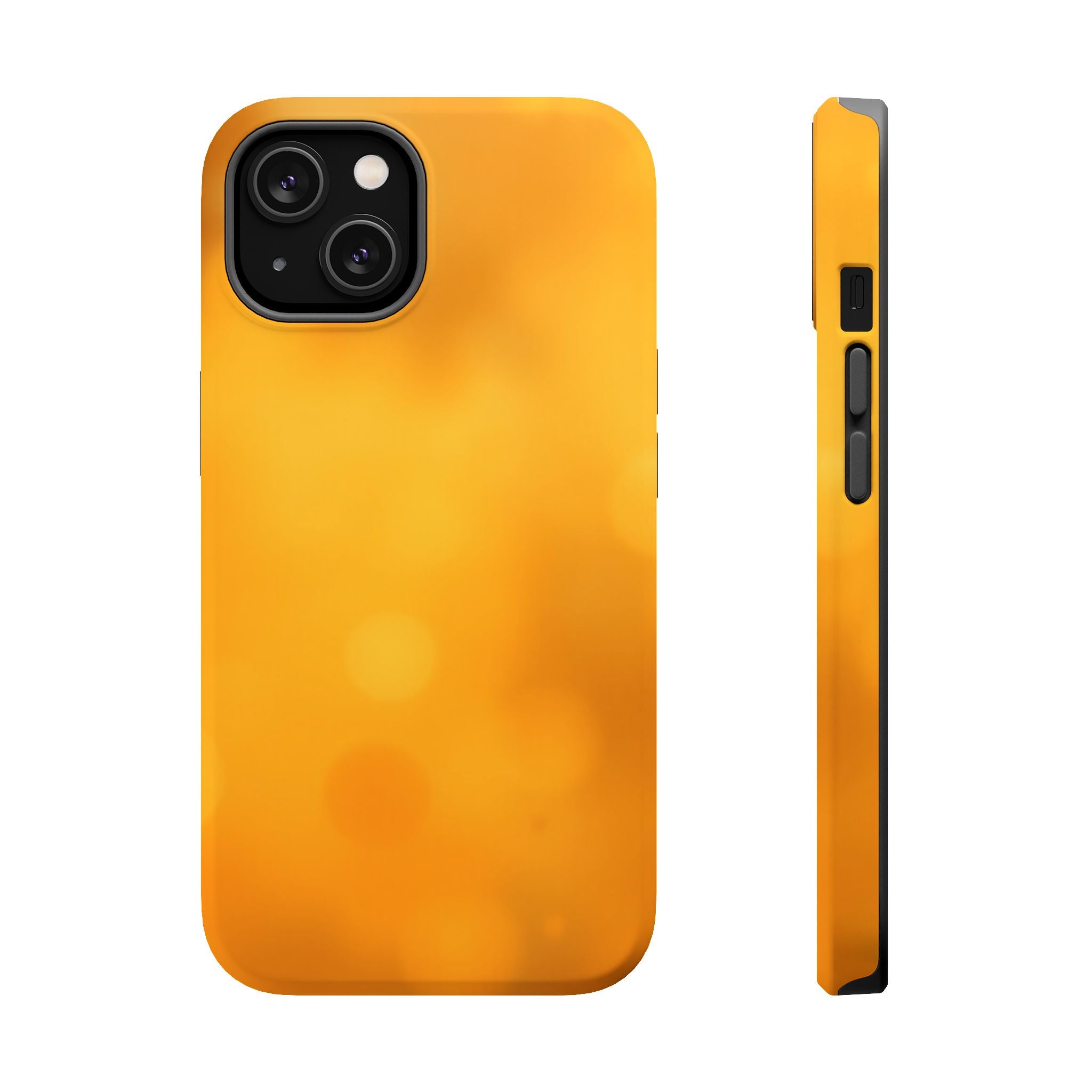 iPhone Mustard And Rust Pixel Blur Bold Modern Everyday Snap Case · iPhone Case