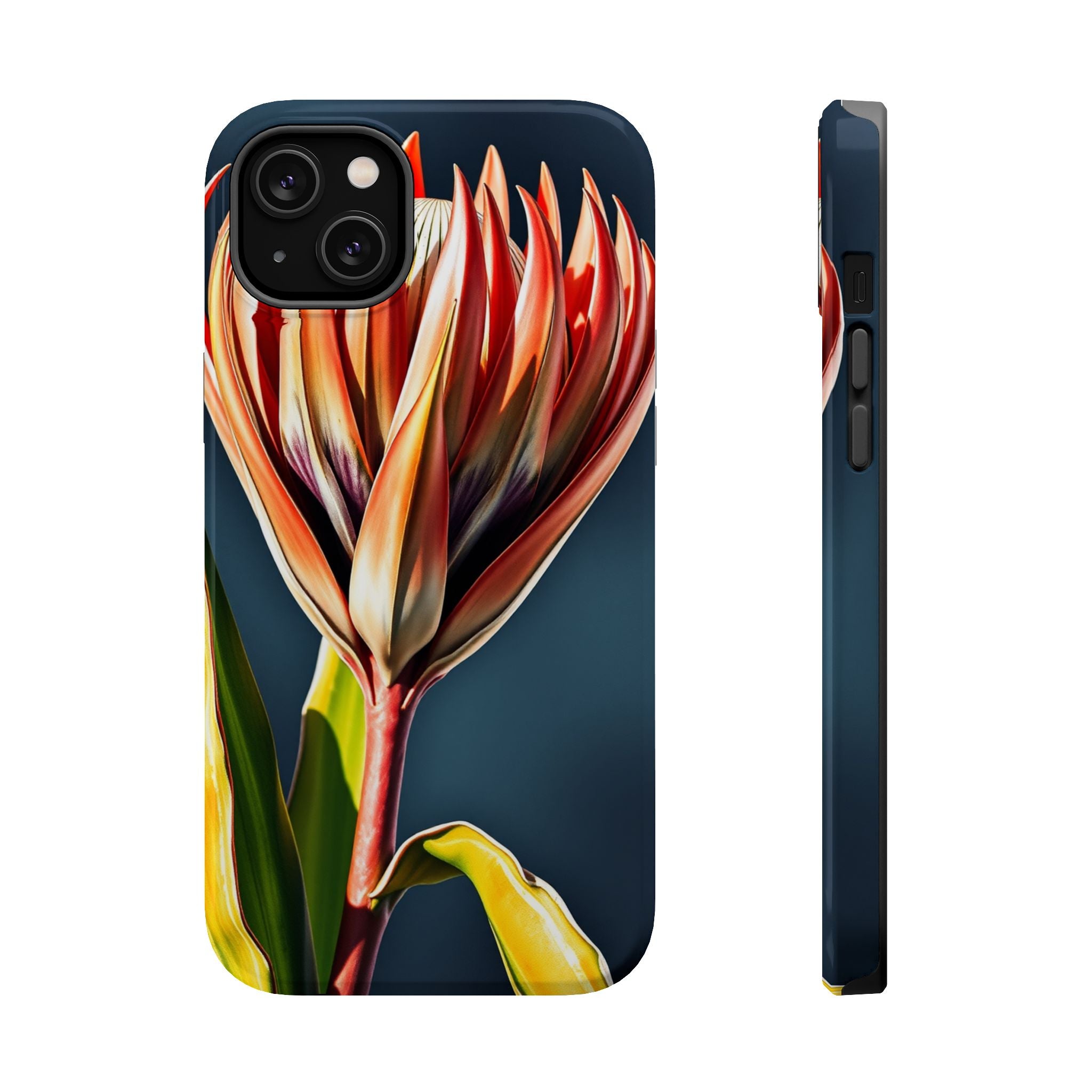 iPhone Protea Bold Vibrant Watercolor Slim Snap Case Ga · iPhone Case