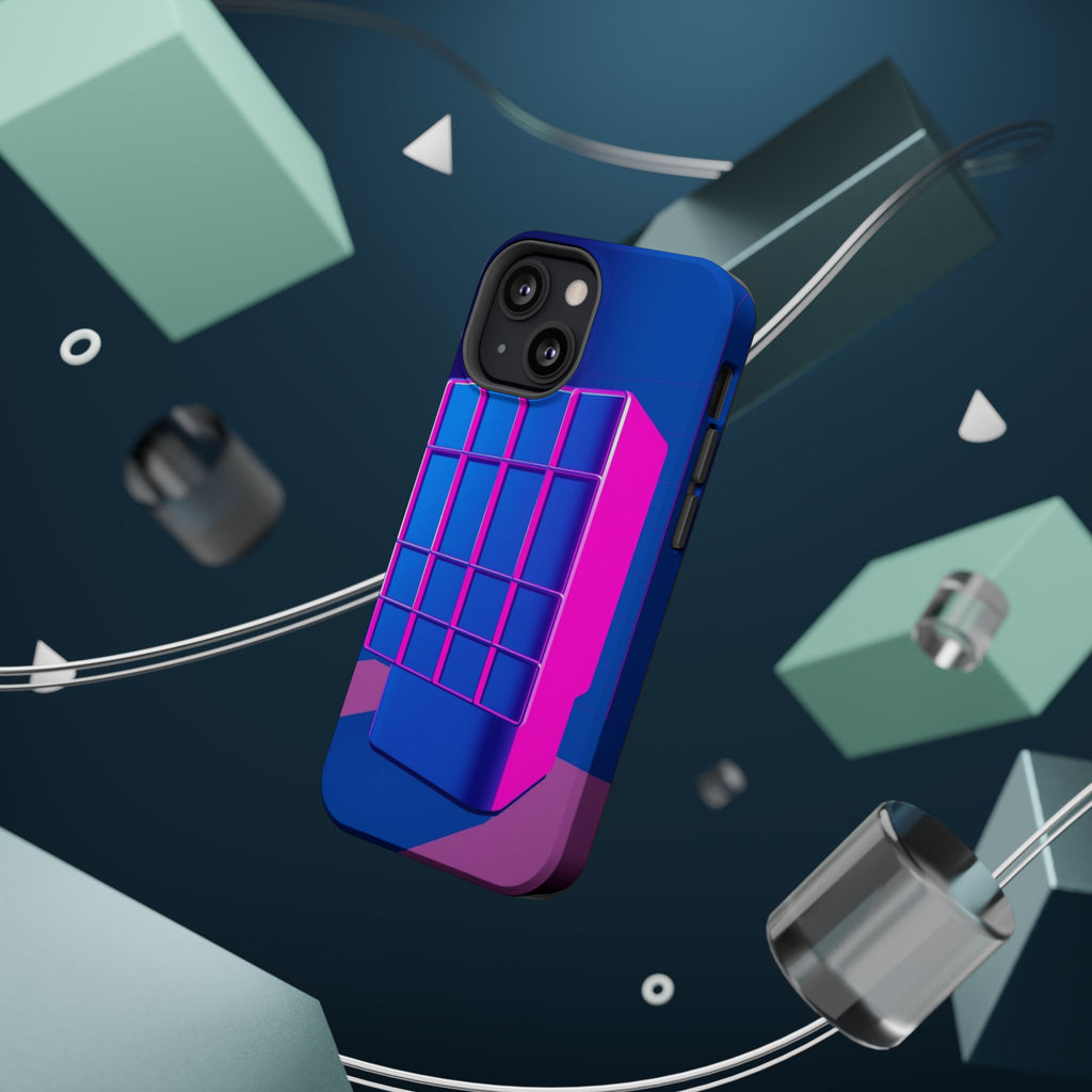 iPhone Earthy 80s Grid Synthwave Design Slim Everyday Designer Case · iPhone Cas