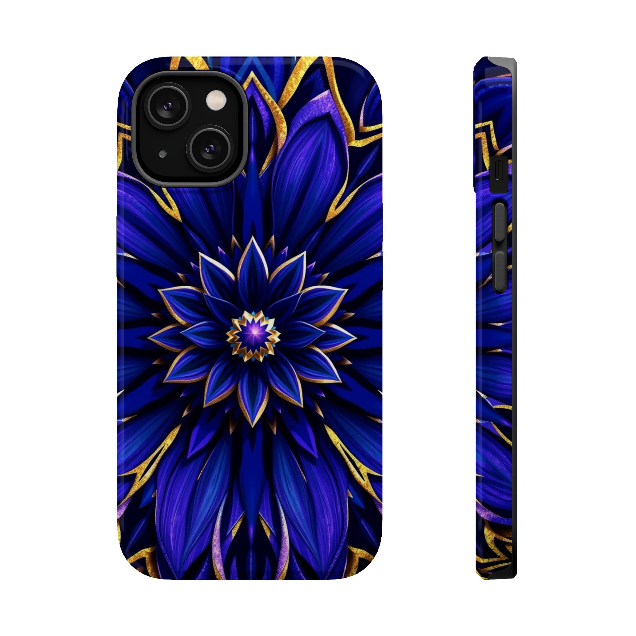 iPhone Floral Mandala Electric Art 14 Slim Everyday Designer Case · iPhone Case