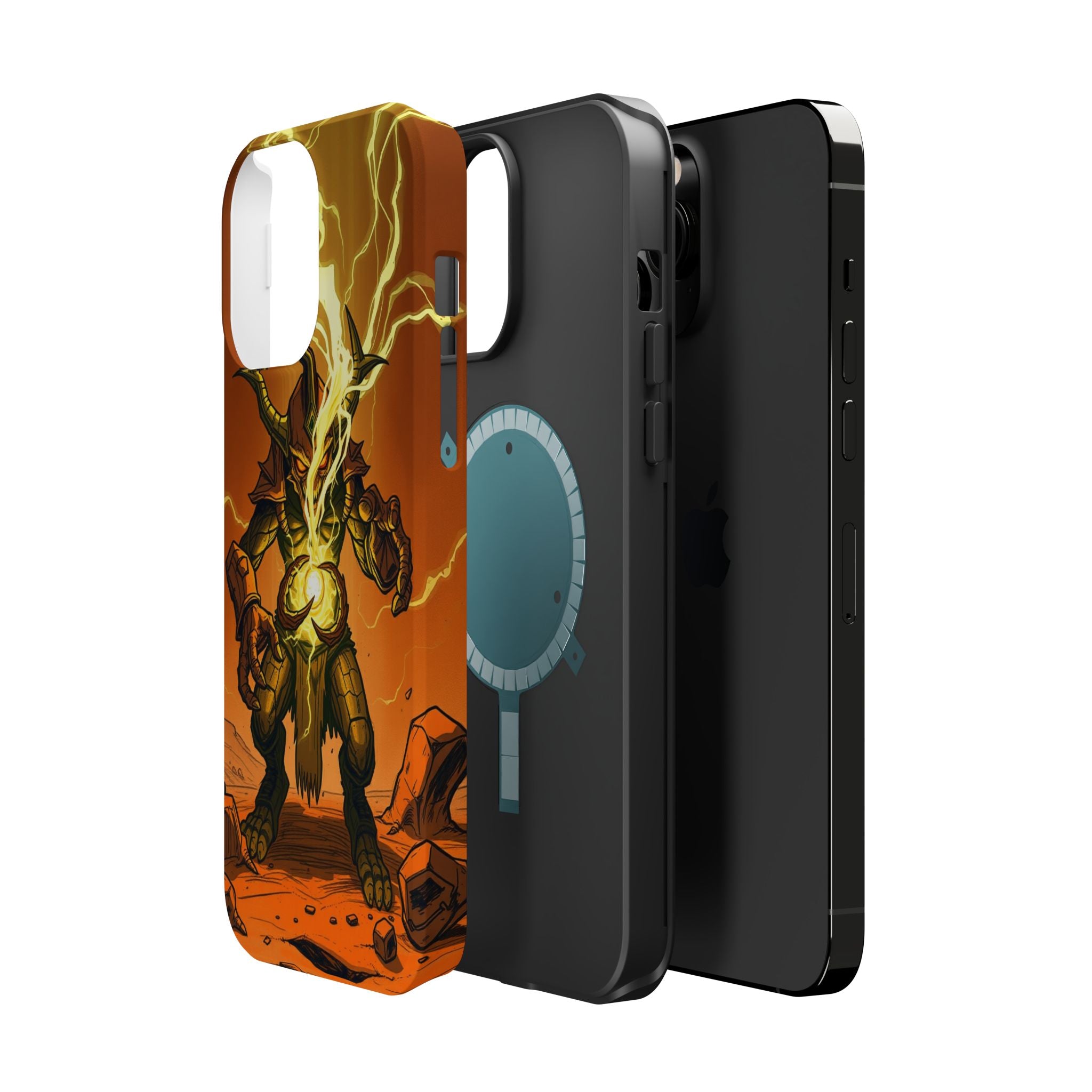 iPhone Burnt Orange And Sand Chaos Goblin Energy Clean Minimal Snap Case · iPhon