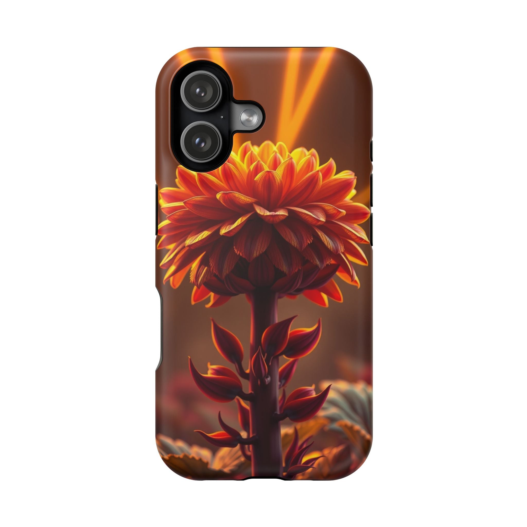 iPhone Mustard And Rust Ranunculus Stack Slim Everyday iPhone Designer · iPhone