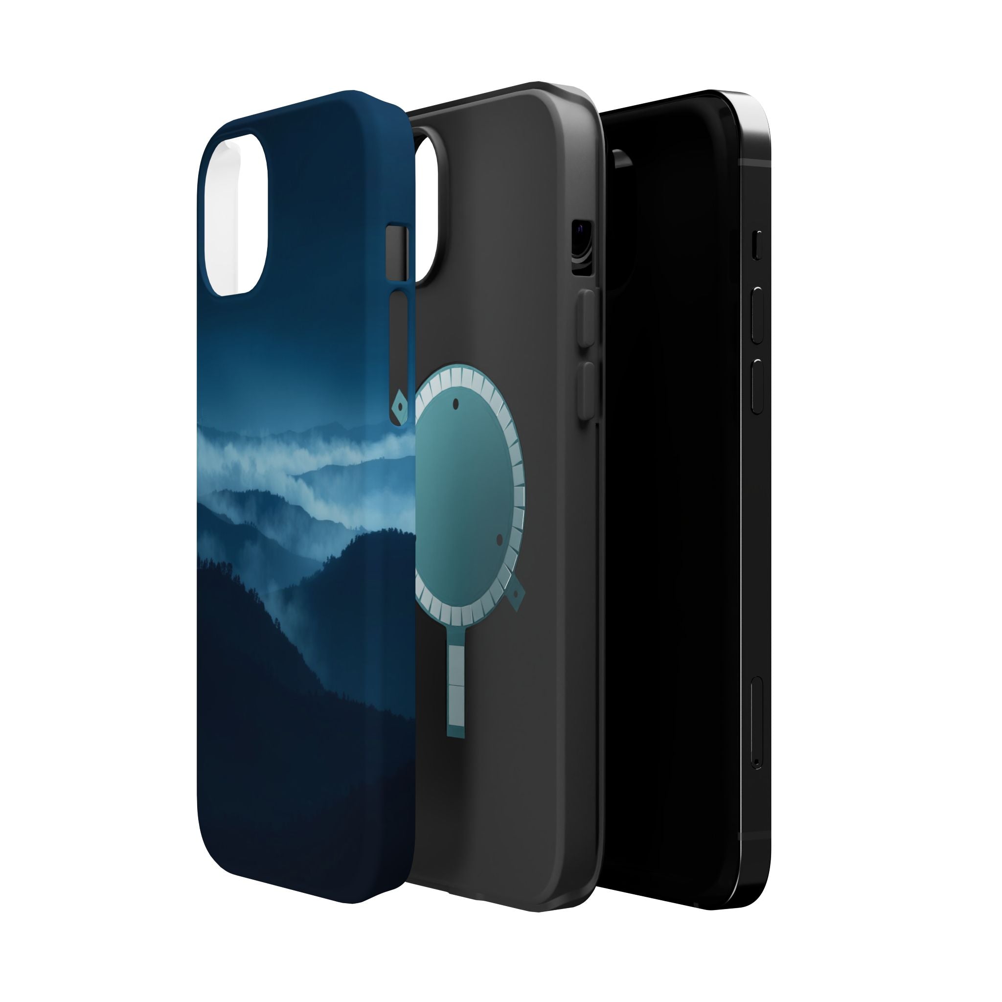 iPhone Earthy Fog Rolling Over Hills Design Slim iPhone Everyday · iPhone Case