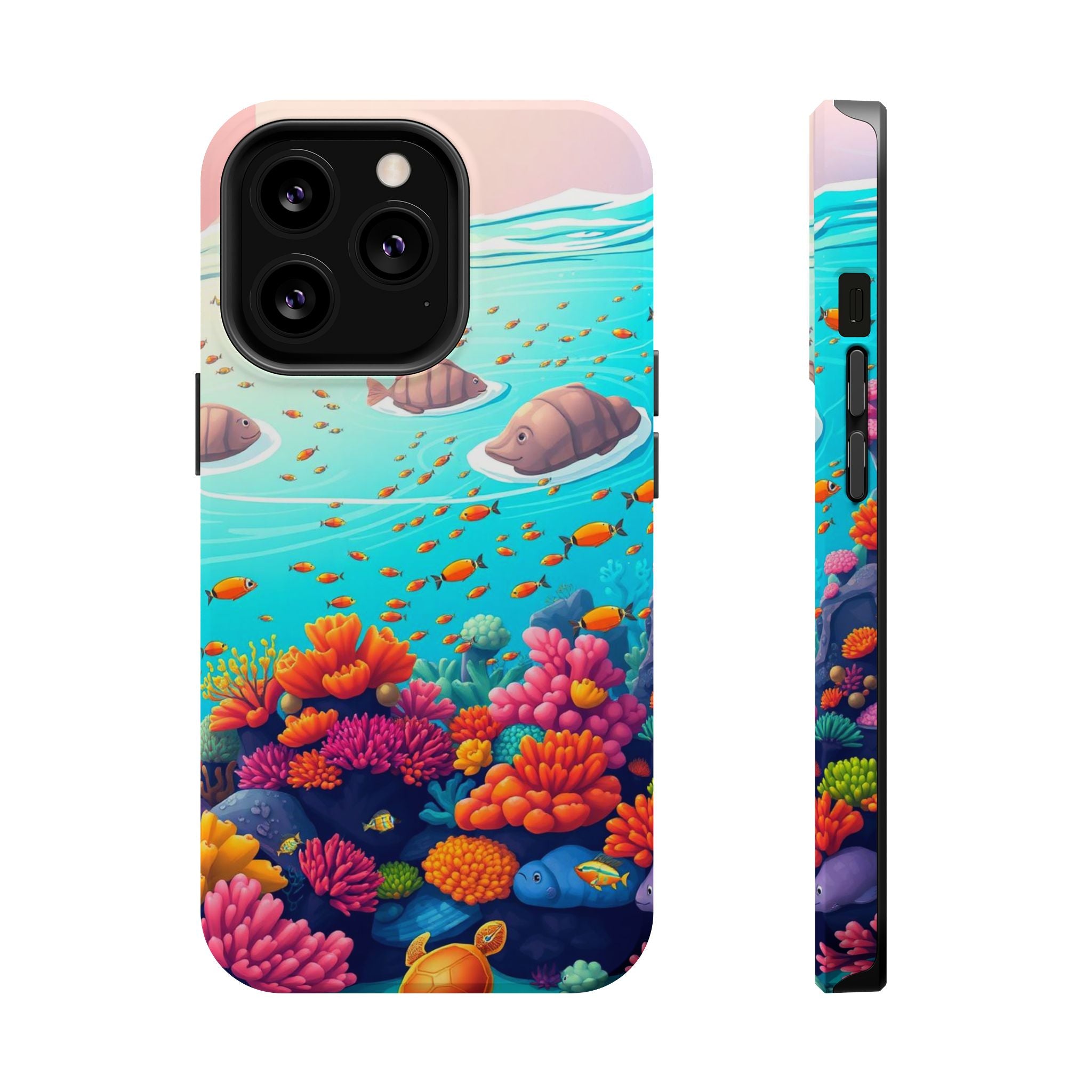 iPhone Coral Reef Panorama Kids Fun Phone Case Gift Slim Snap Case · iPhone Case