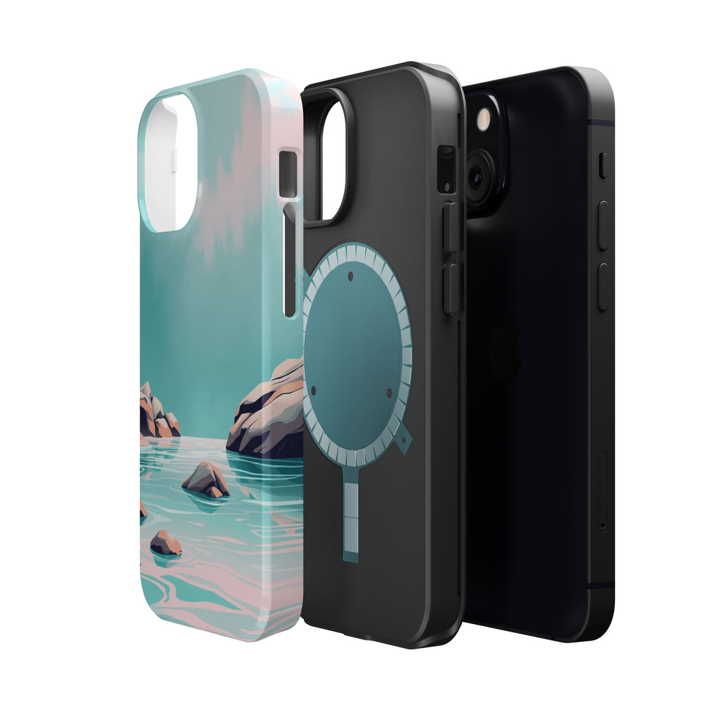 iPhone Vibrant Tidal Pool Design Bold Modern Everyday Snap Case · iPhone Case
