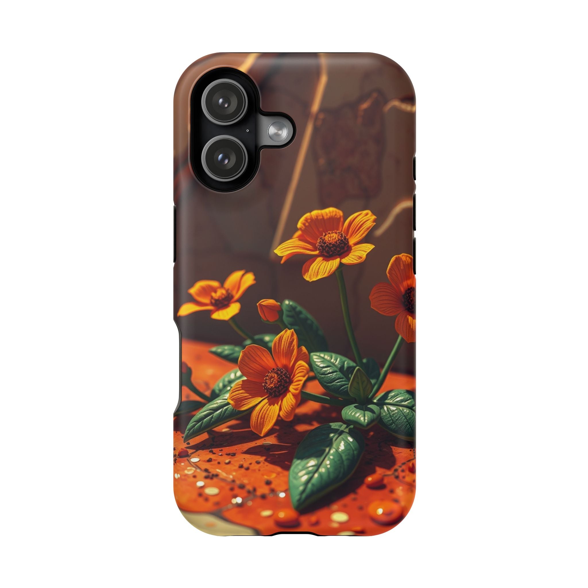 iPhone Floral Terrazzo Bold Art Slim Everyday Designer Case · iPhone Case