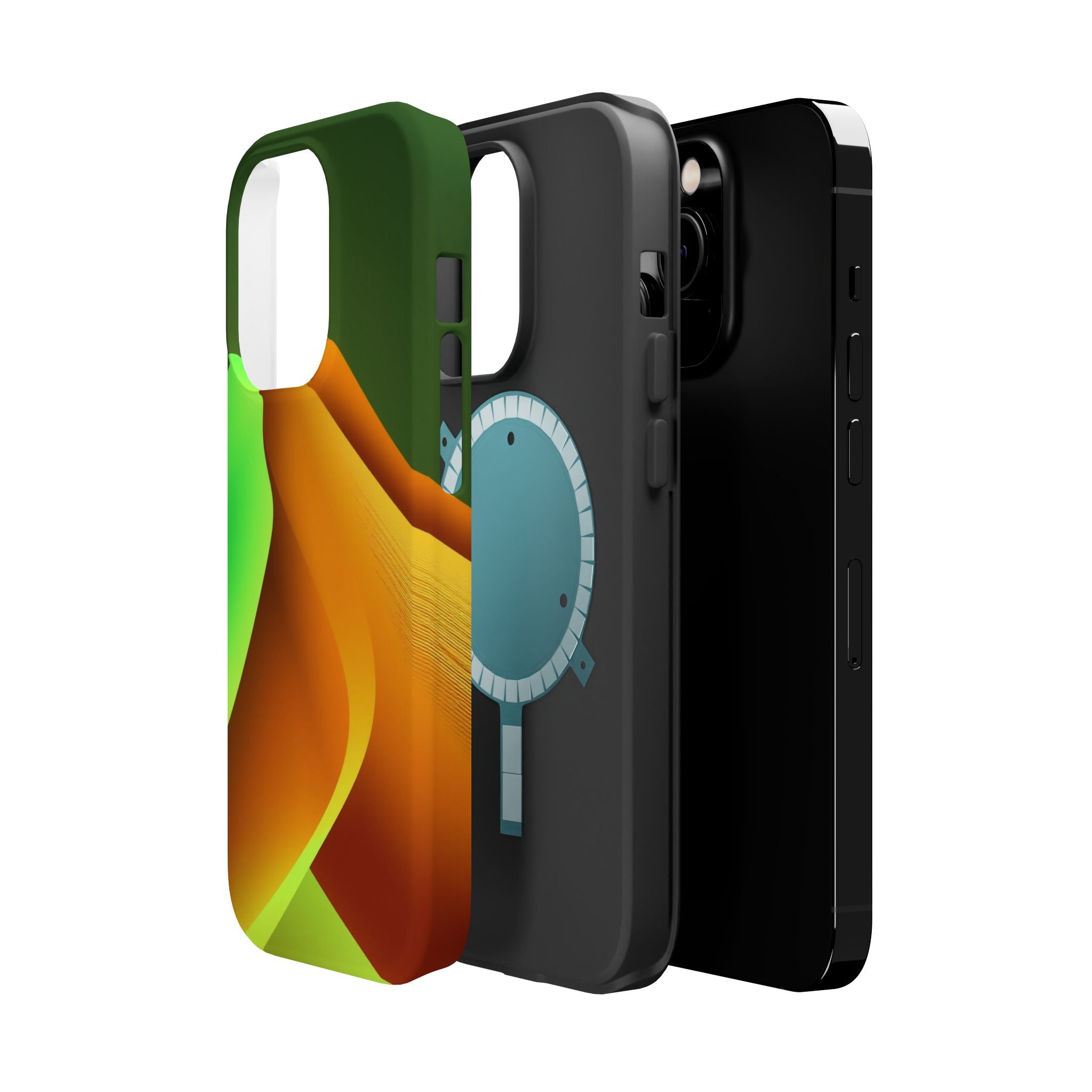 iPhone Emerald Green And Gold Desert Dunes Slim iPhone Everyday · iPhone Case