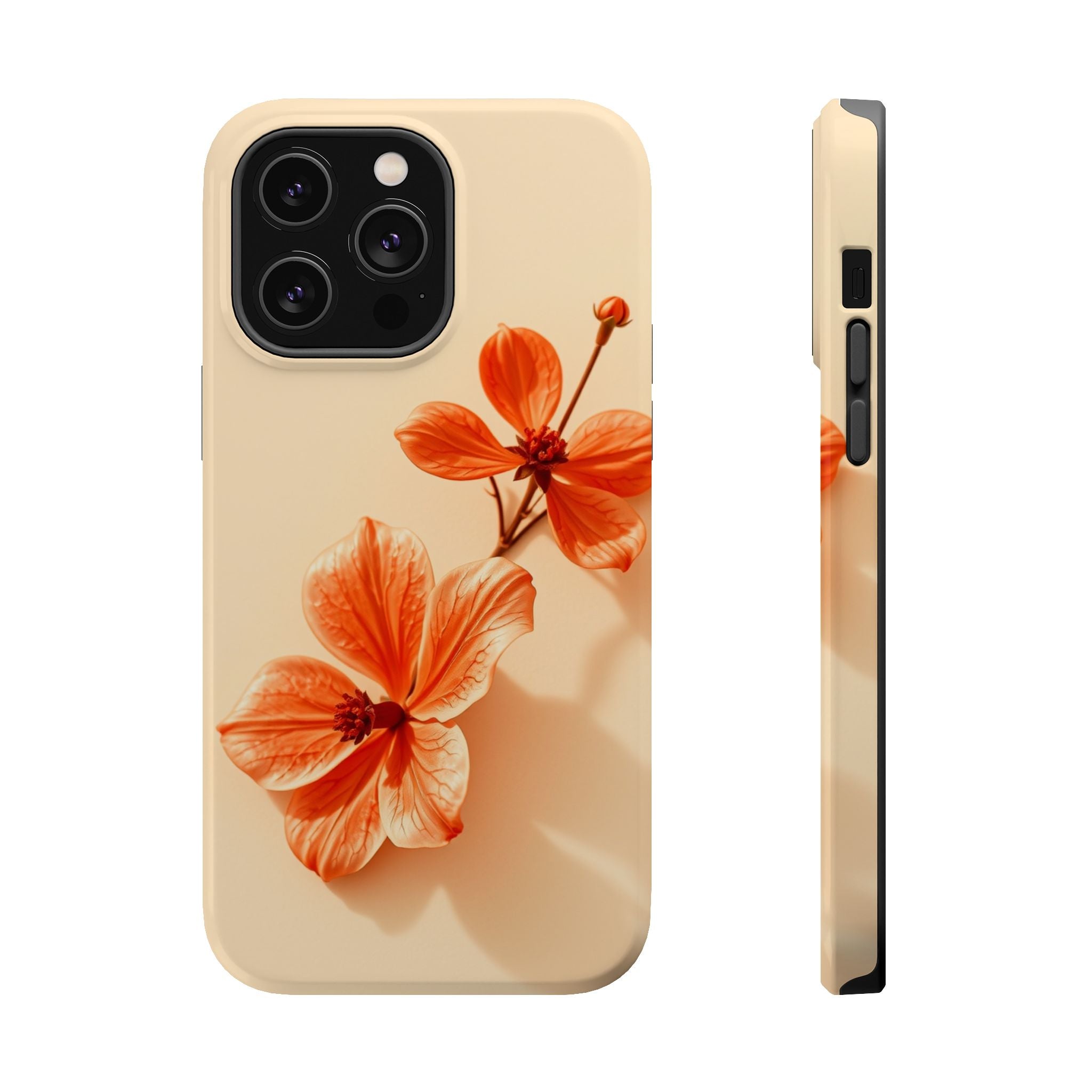 iPhone Floral Ink Wash Pastel Kawaii Slim Everyday Designer Case · iPhone Case