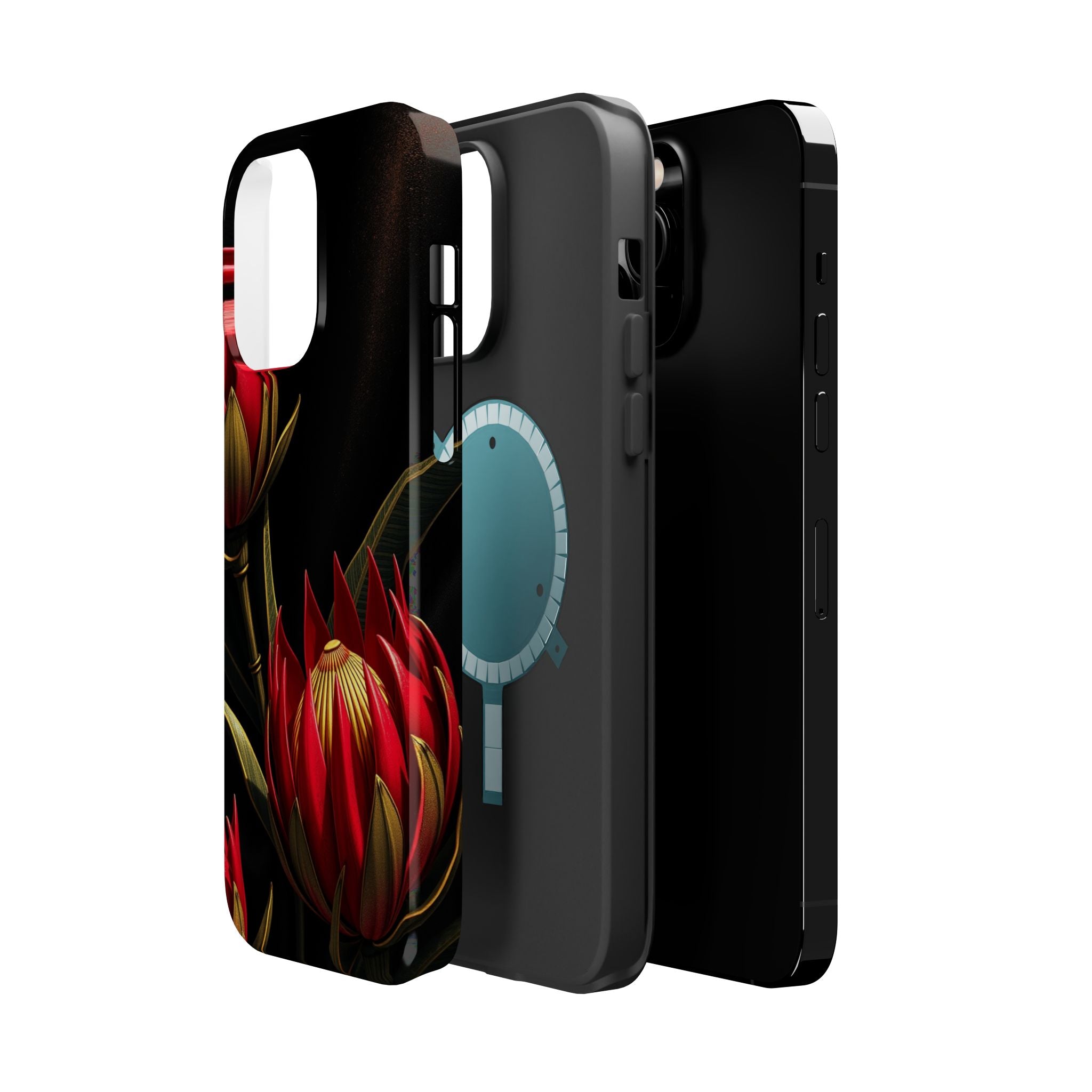 iPhone Protea Bold Gold Foil Luxury Slim Everyday Designer Case · iPhone Case