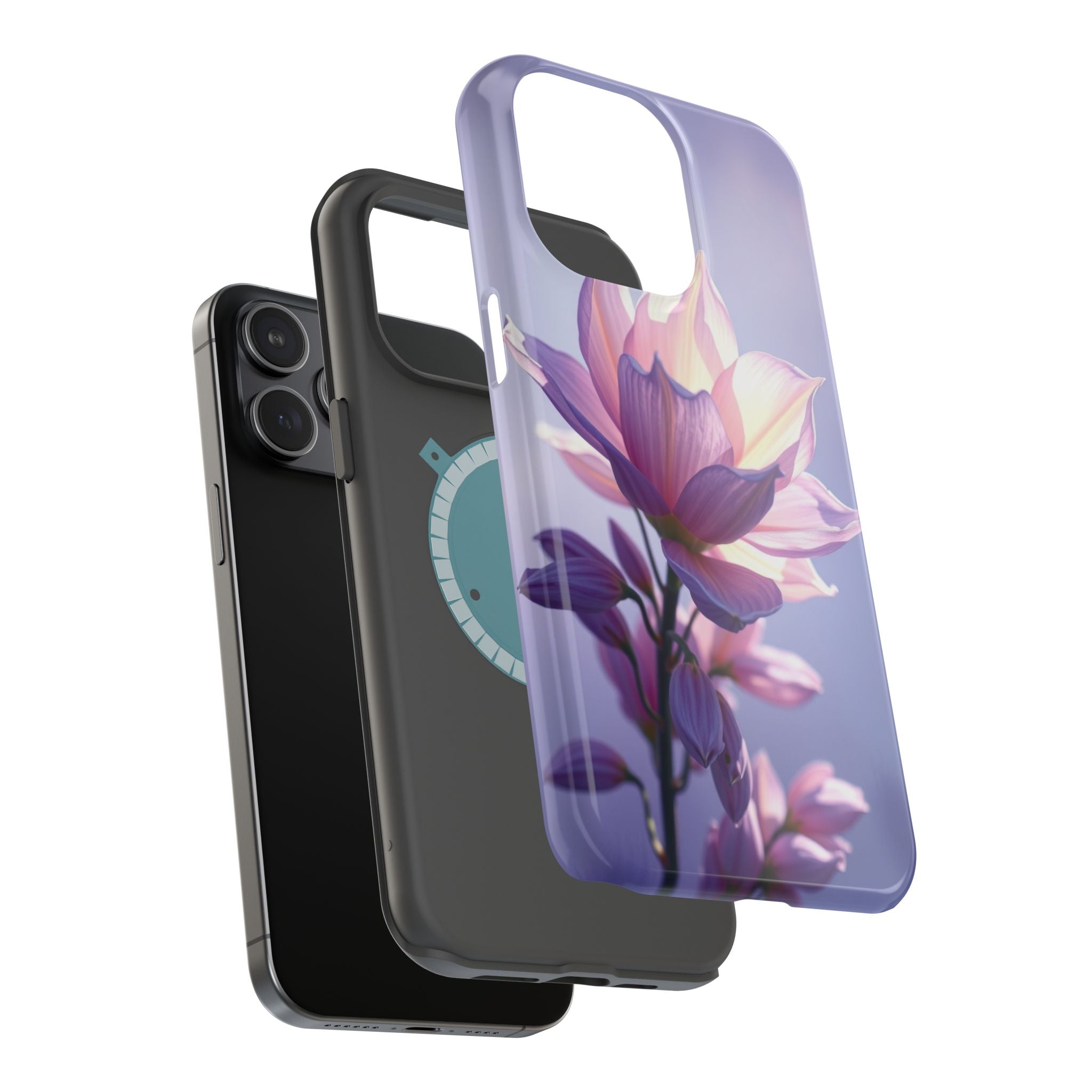 iPhone Floral Ombre Electric Art Bold Modern Everyday Snap Case · iPhone Case