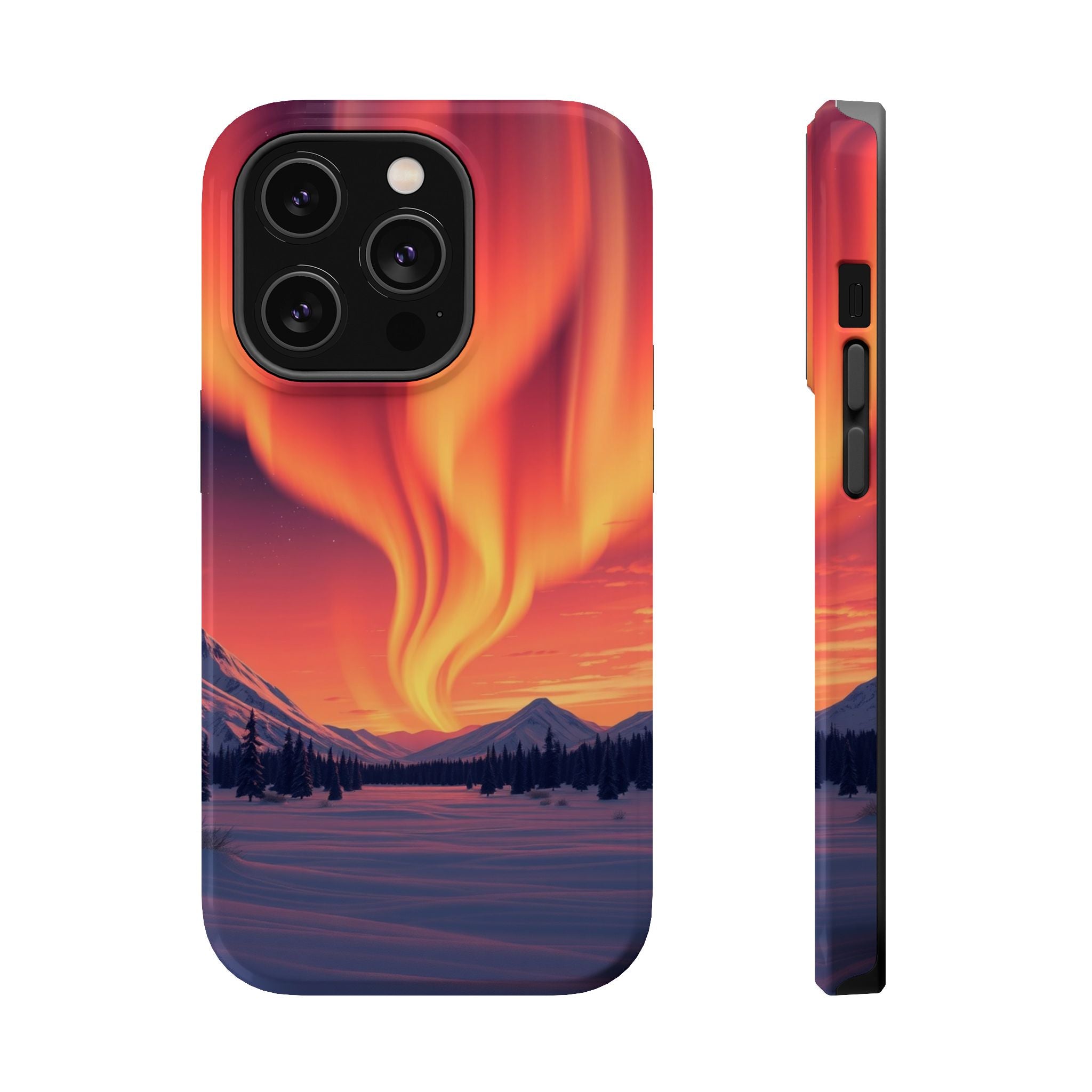 iPhone Sunset Amber And Peach Northern Lights Slim iPhone Everyday · iPhone Case