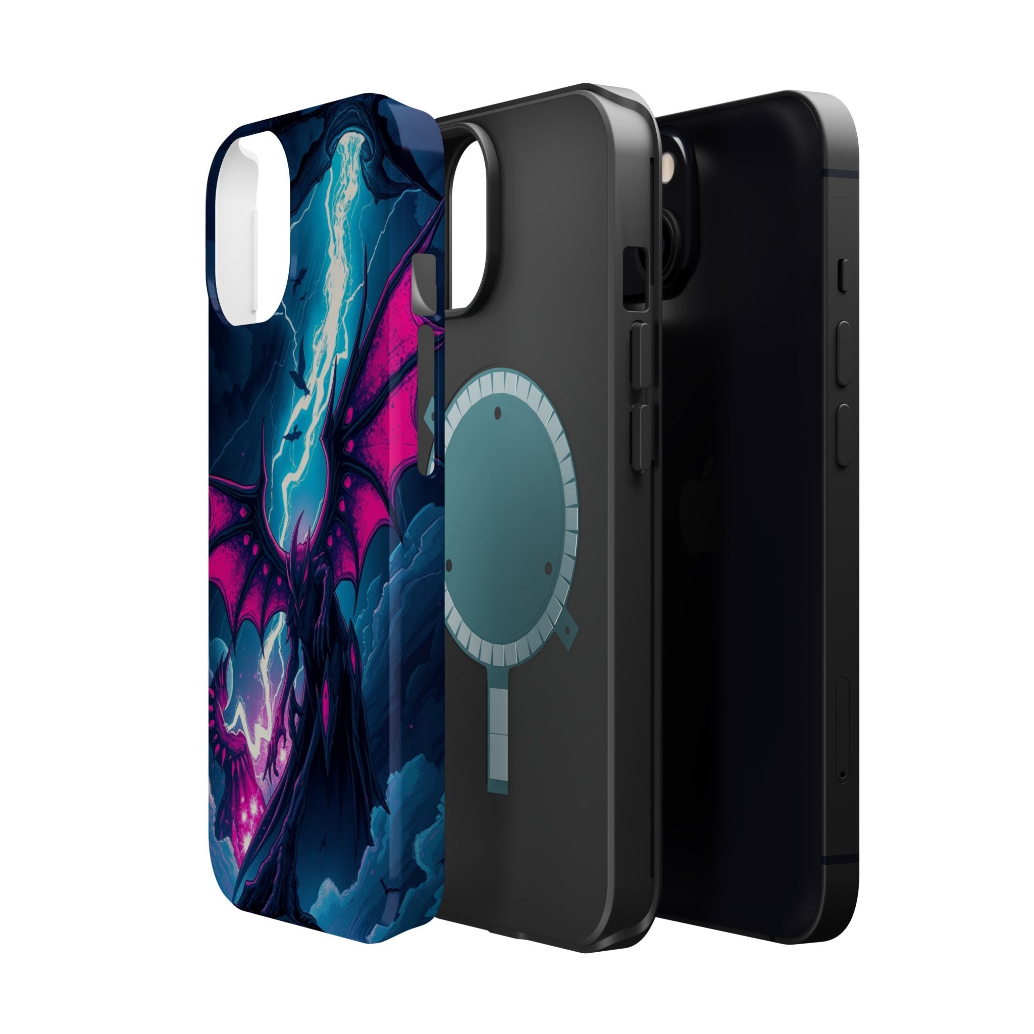 iPhone Radiant Hatching Storm Design Slim Everyday Designer Case · iPhone Case