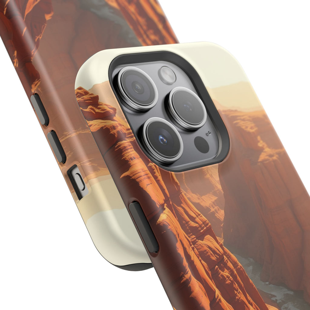 iPhone Vibrant River Canyon Design Bold Modern Everyday Snap Case · iPhone Case